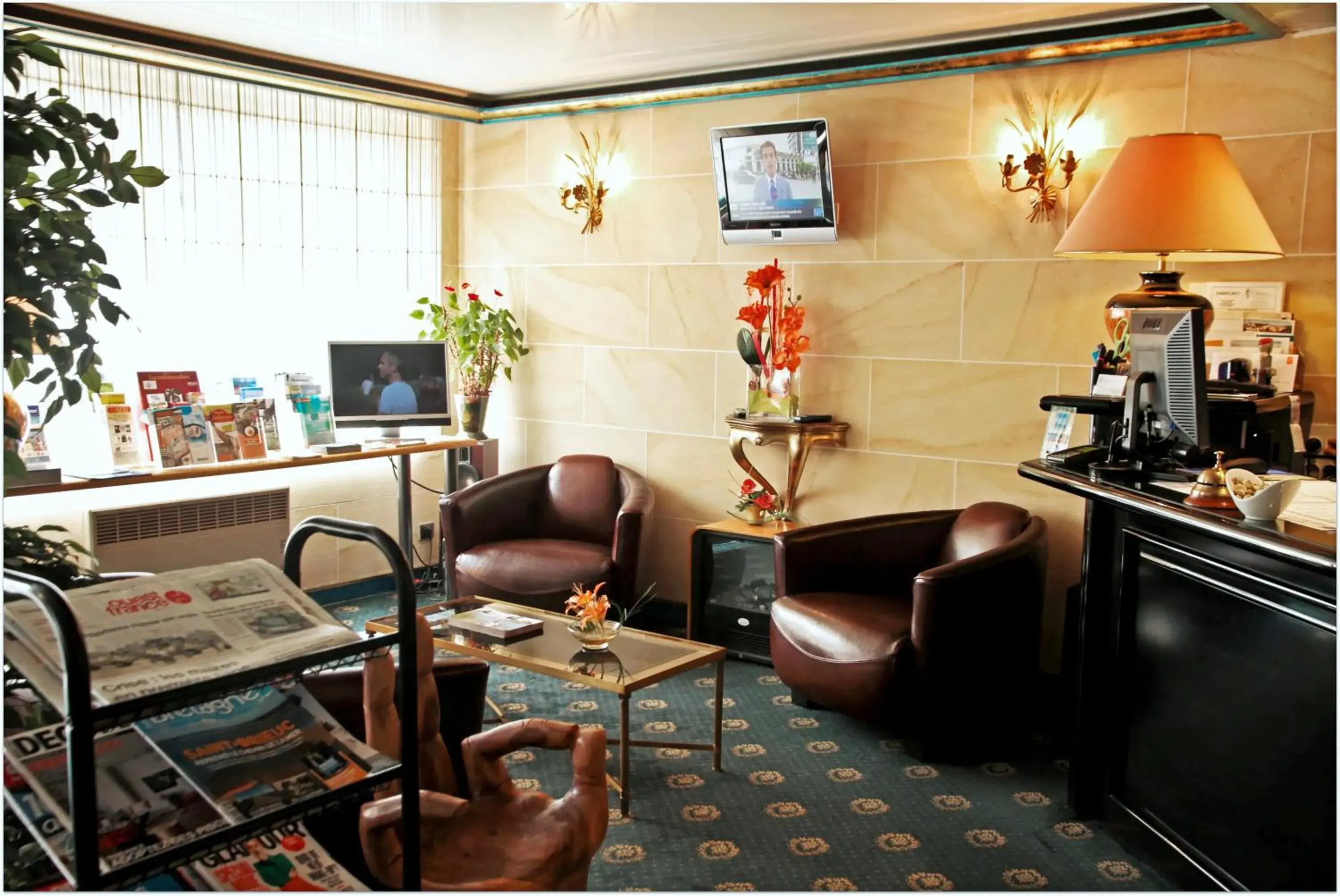 Living room in Hotel De Clisson Saint Brieuc