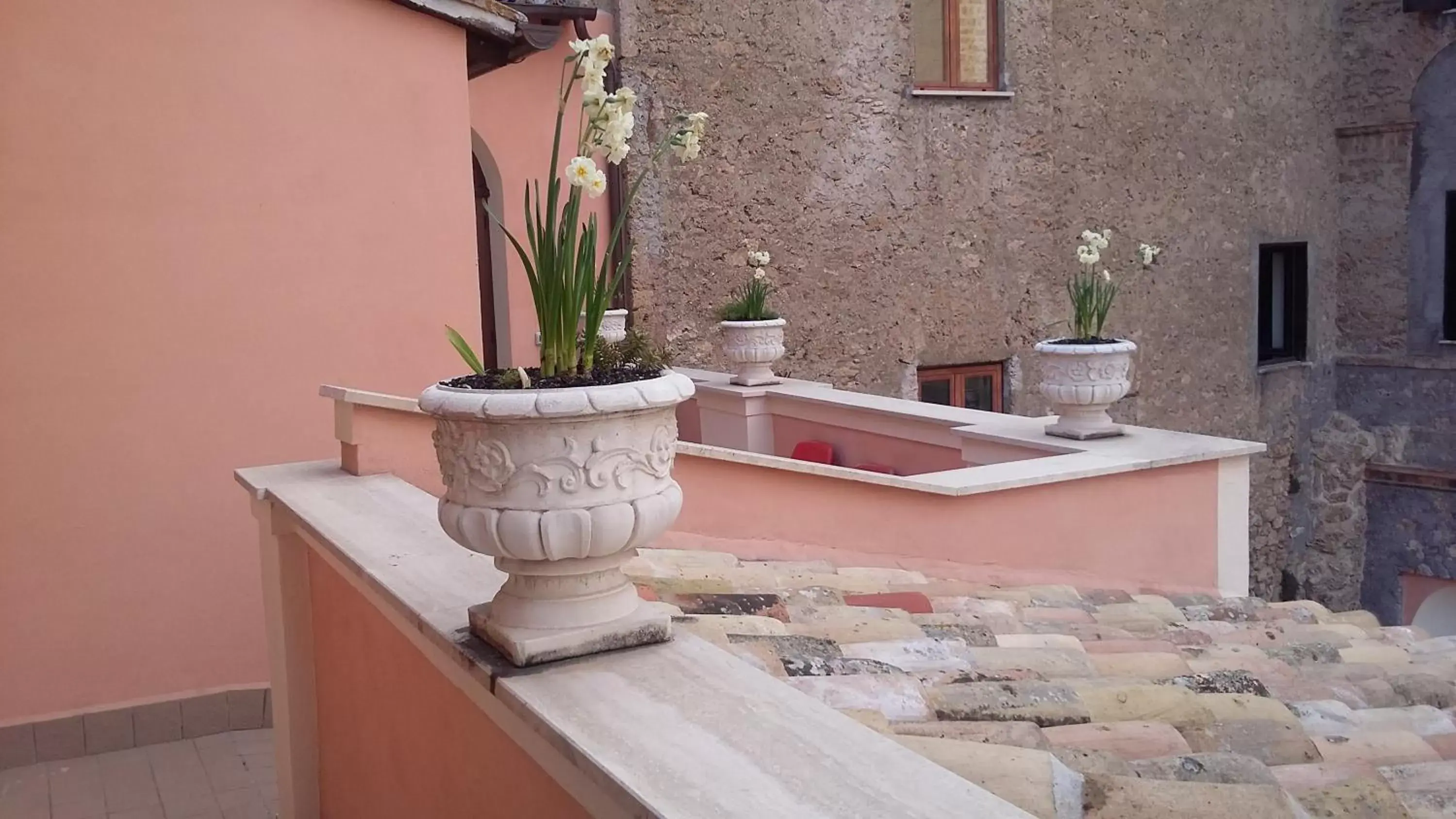 Balcony/Terrace in Palazzo Moraschi Subiaco