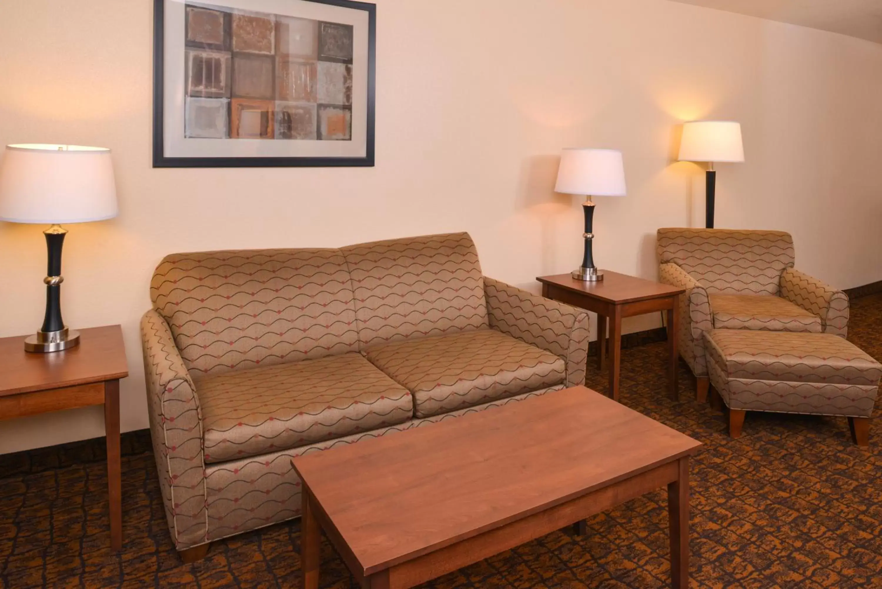 Photo of the whole room, Seating Area in Holiday Inn Express Morgantown, an IHG Hotel