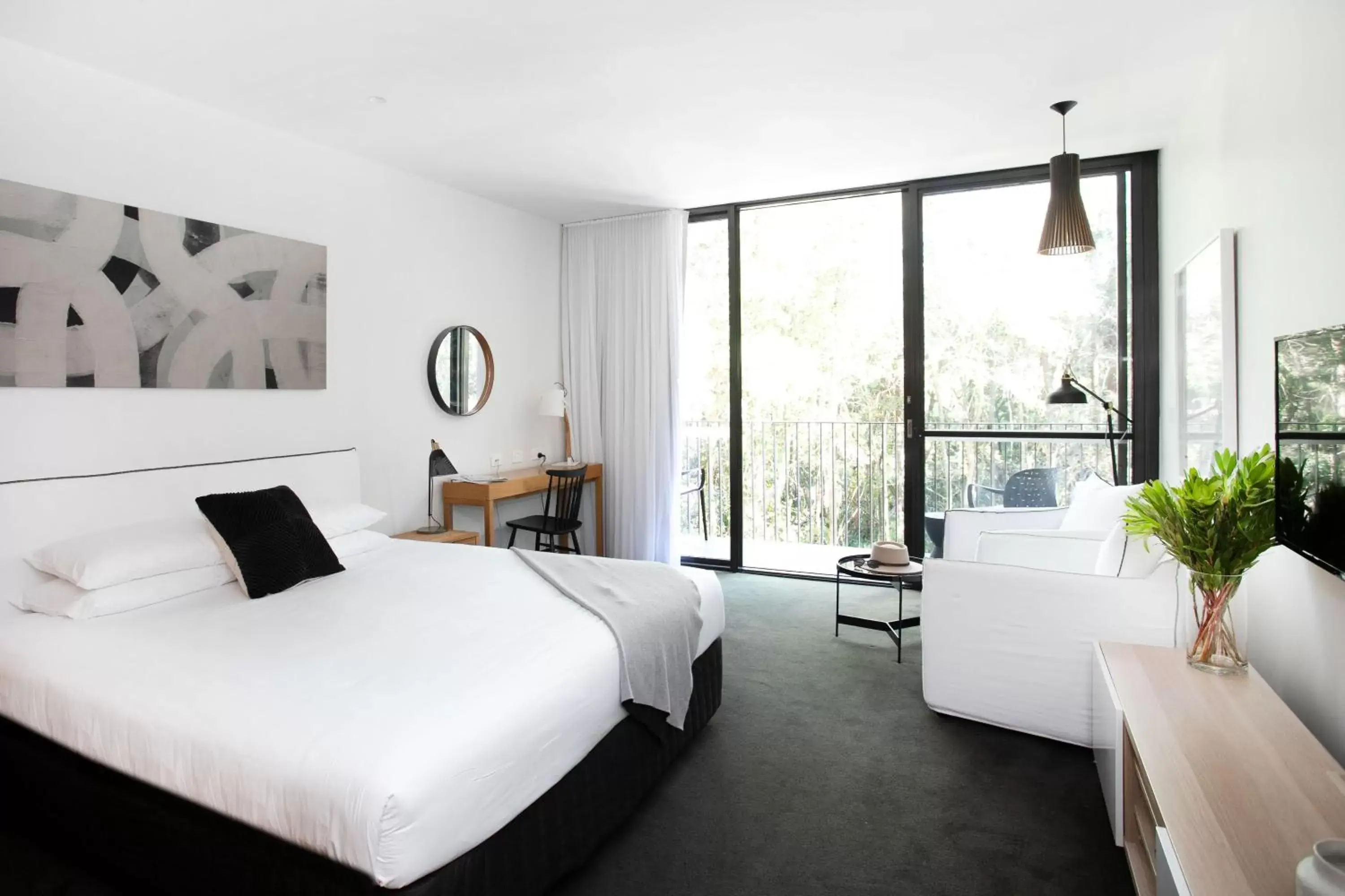 Bedroom in Bannisters Pavilion Mollymook