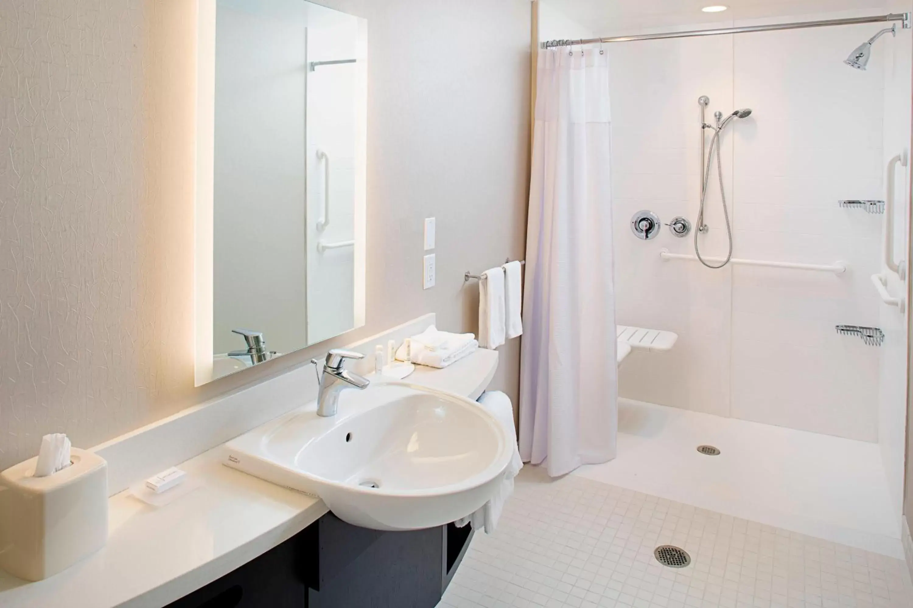 Bathroom in SpringHill Suites by Marriott Carle Place Garden City