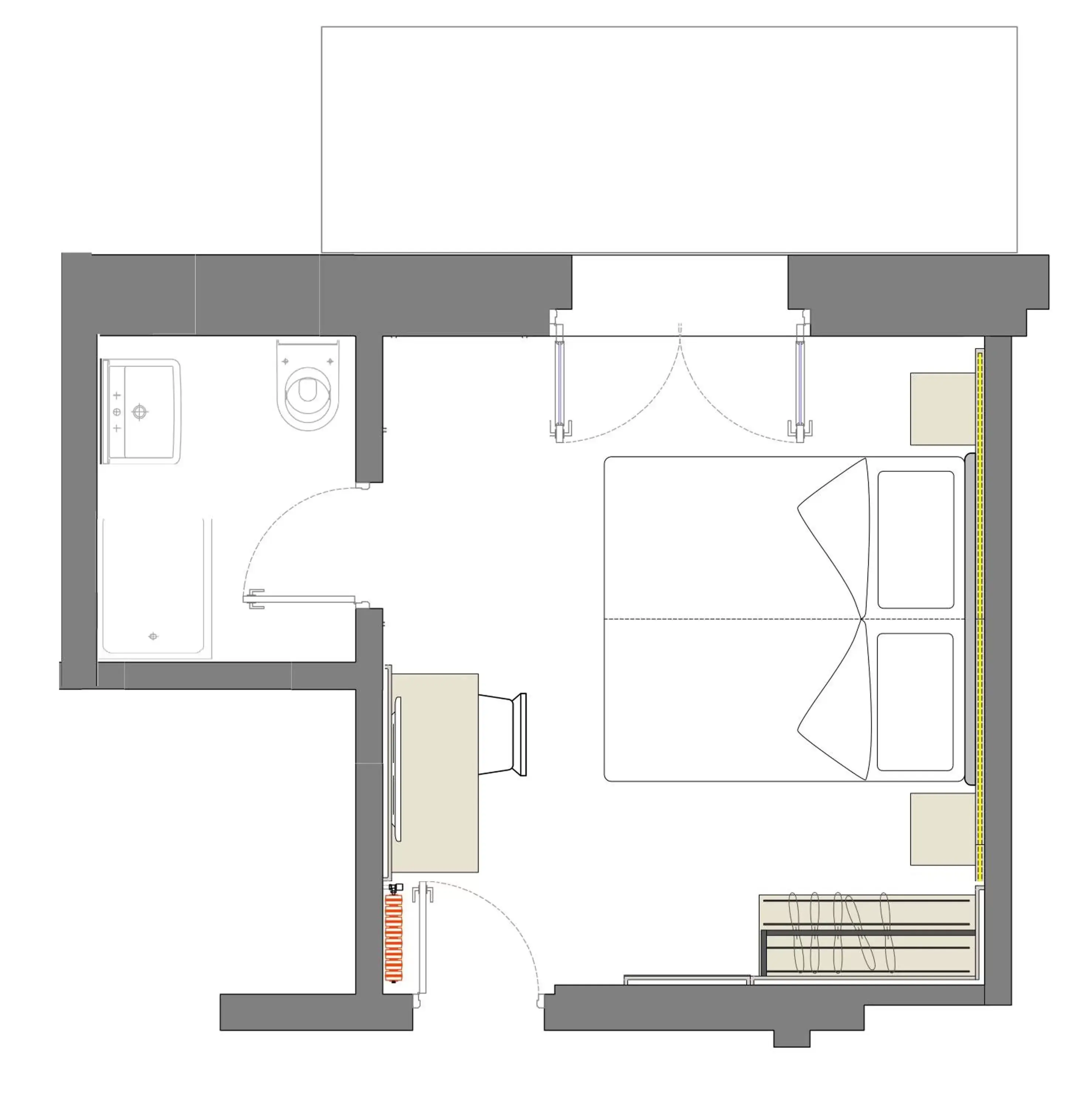 Photo of the whole room, Floor Plan in Garni Hotel Ritterhof