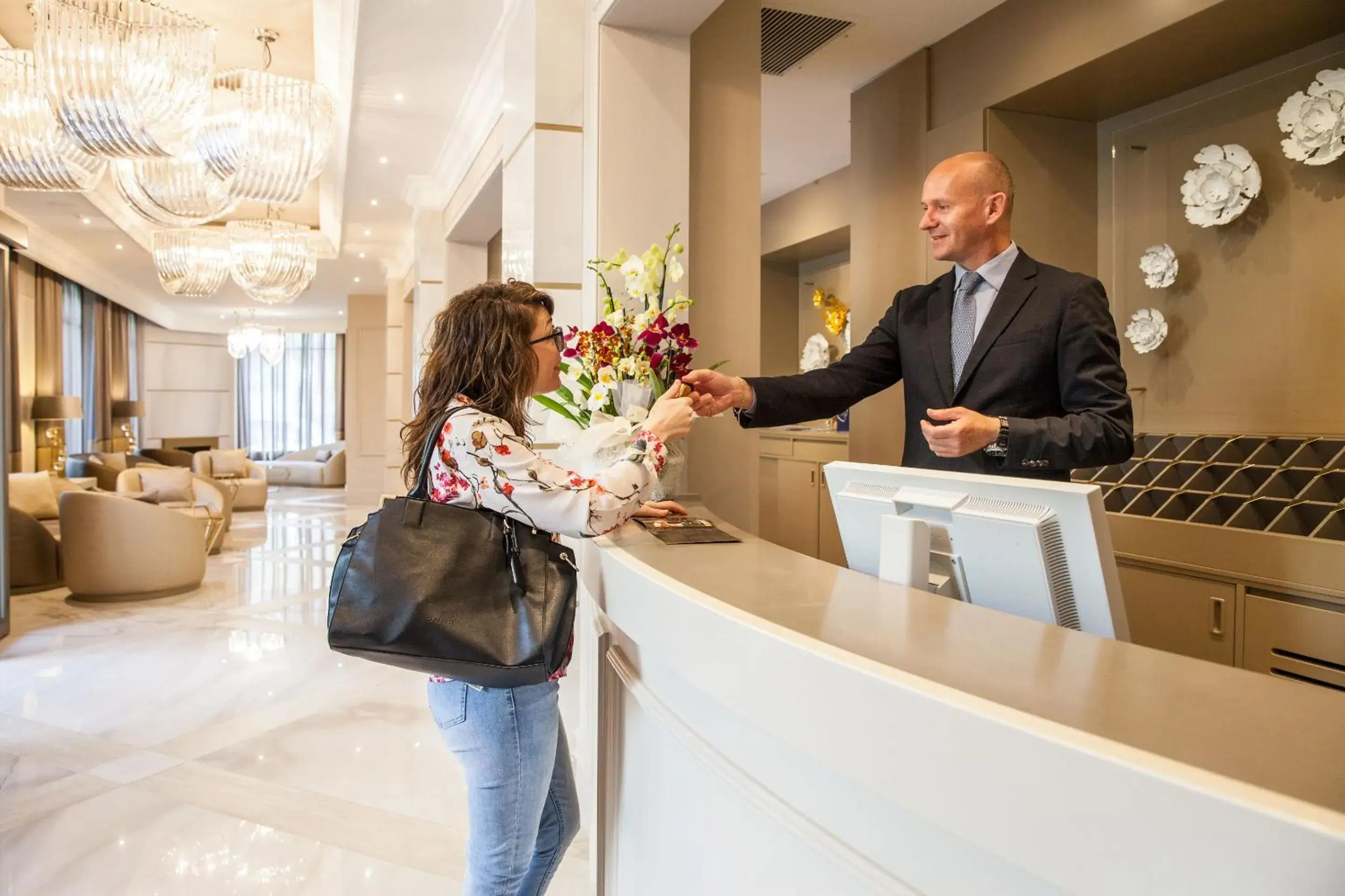 Lobby or reception, Lobby/Reception in Hotel Dei Fiori Restaurant - Meeting & Spa