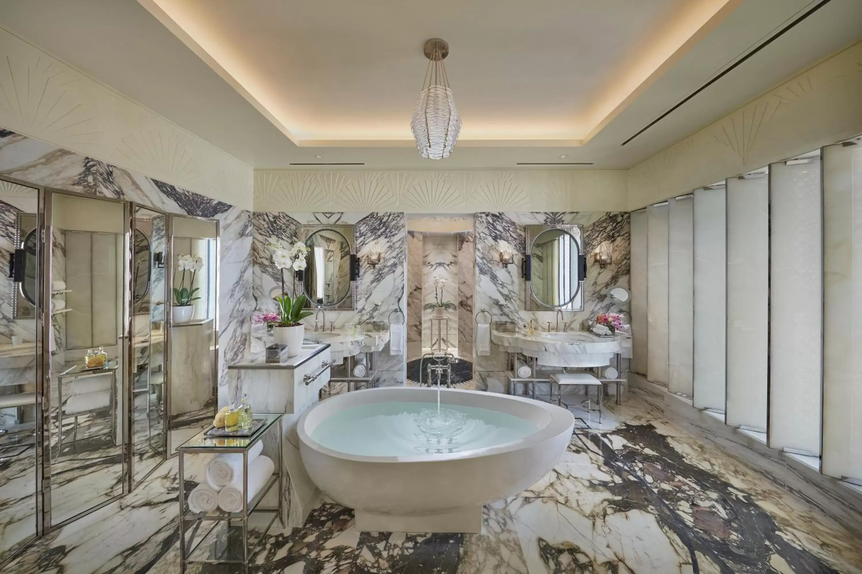 Bathroom in Mandarin Oriental, Doha