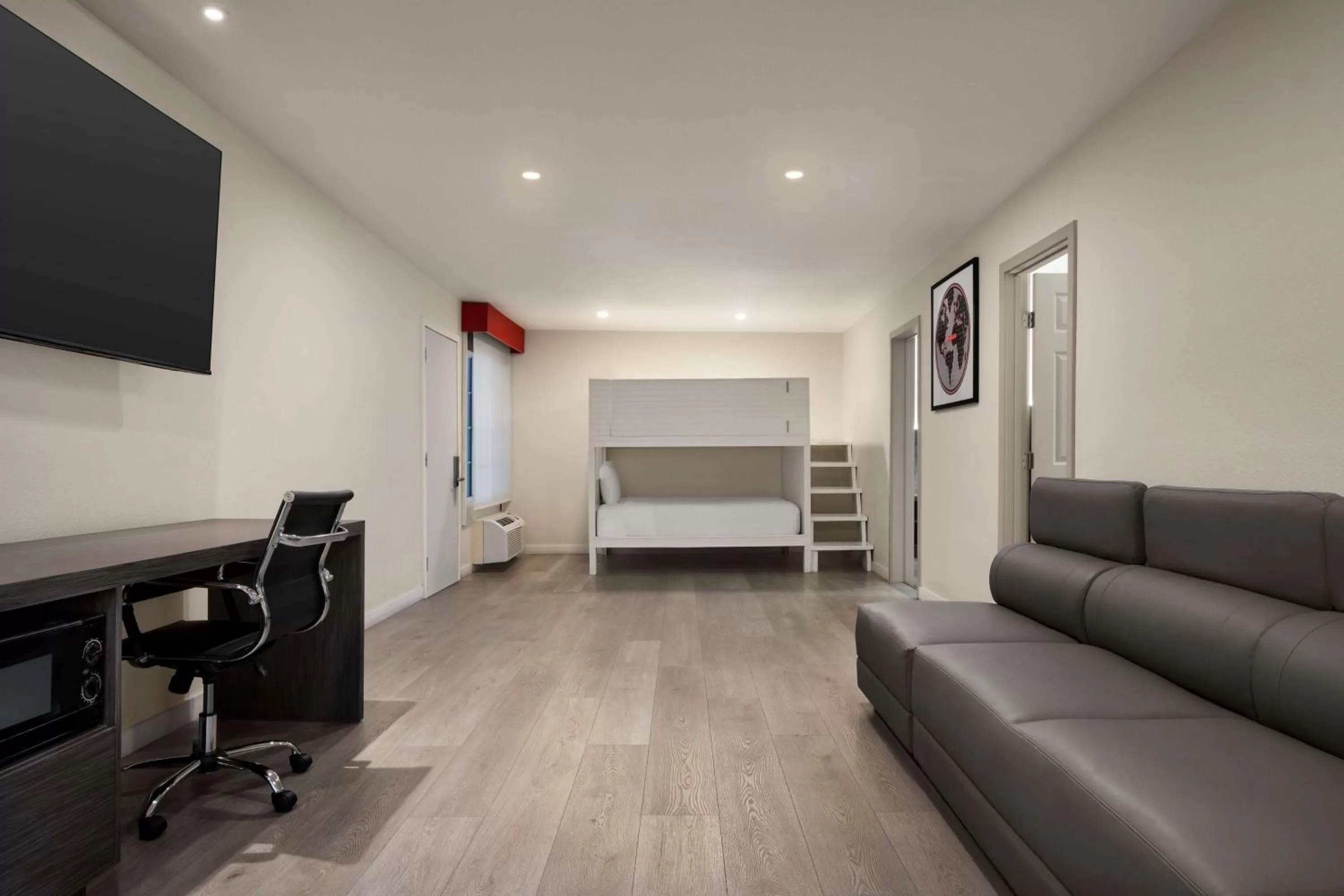 Photo of the whole room, Bed in Ramada by Wyndham Anaheim Convention Center