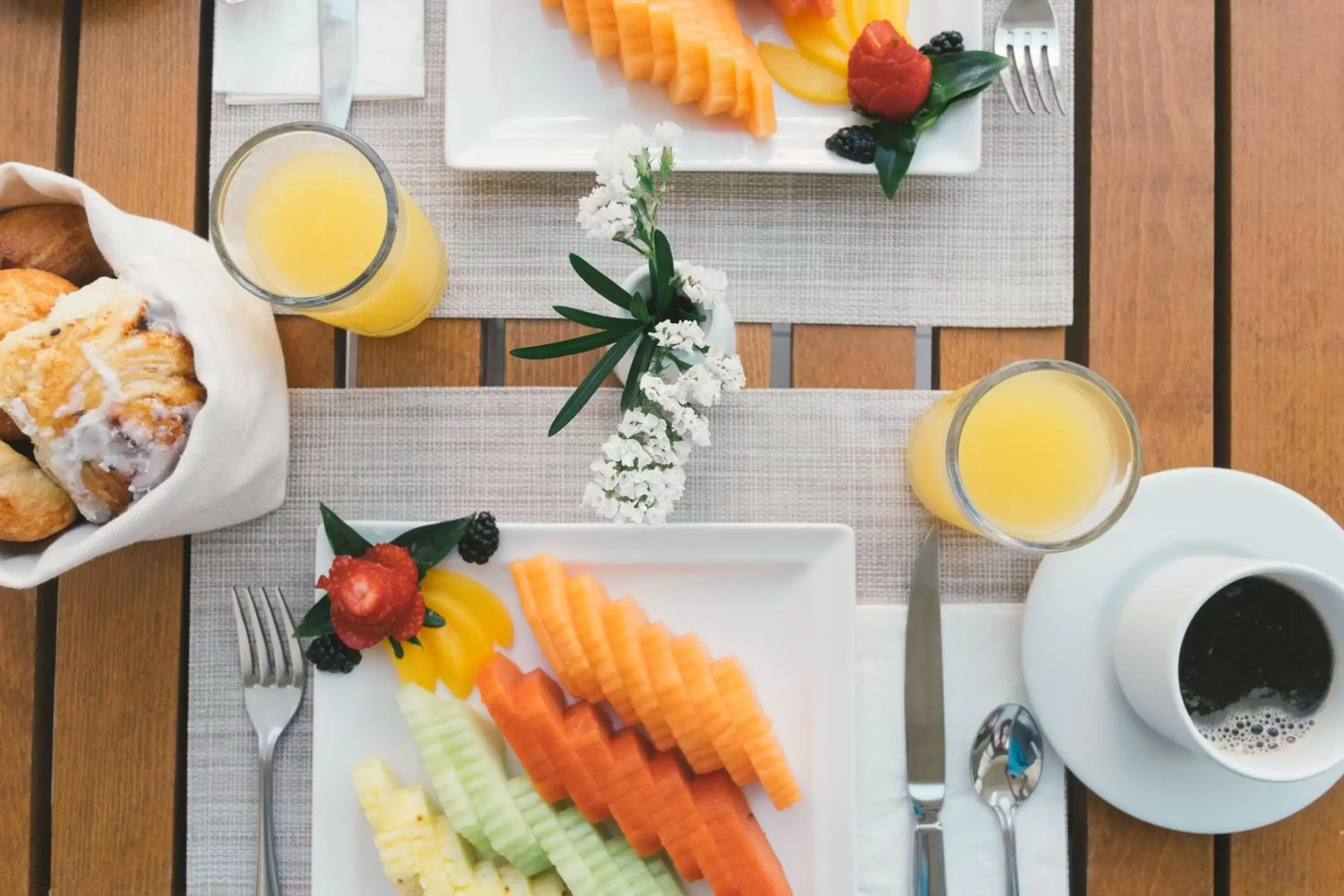 Buffet breakfast in Hotel NYX Cancun