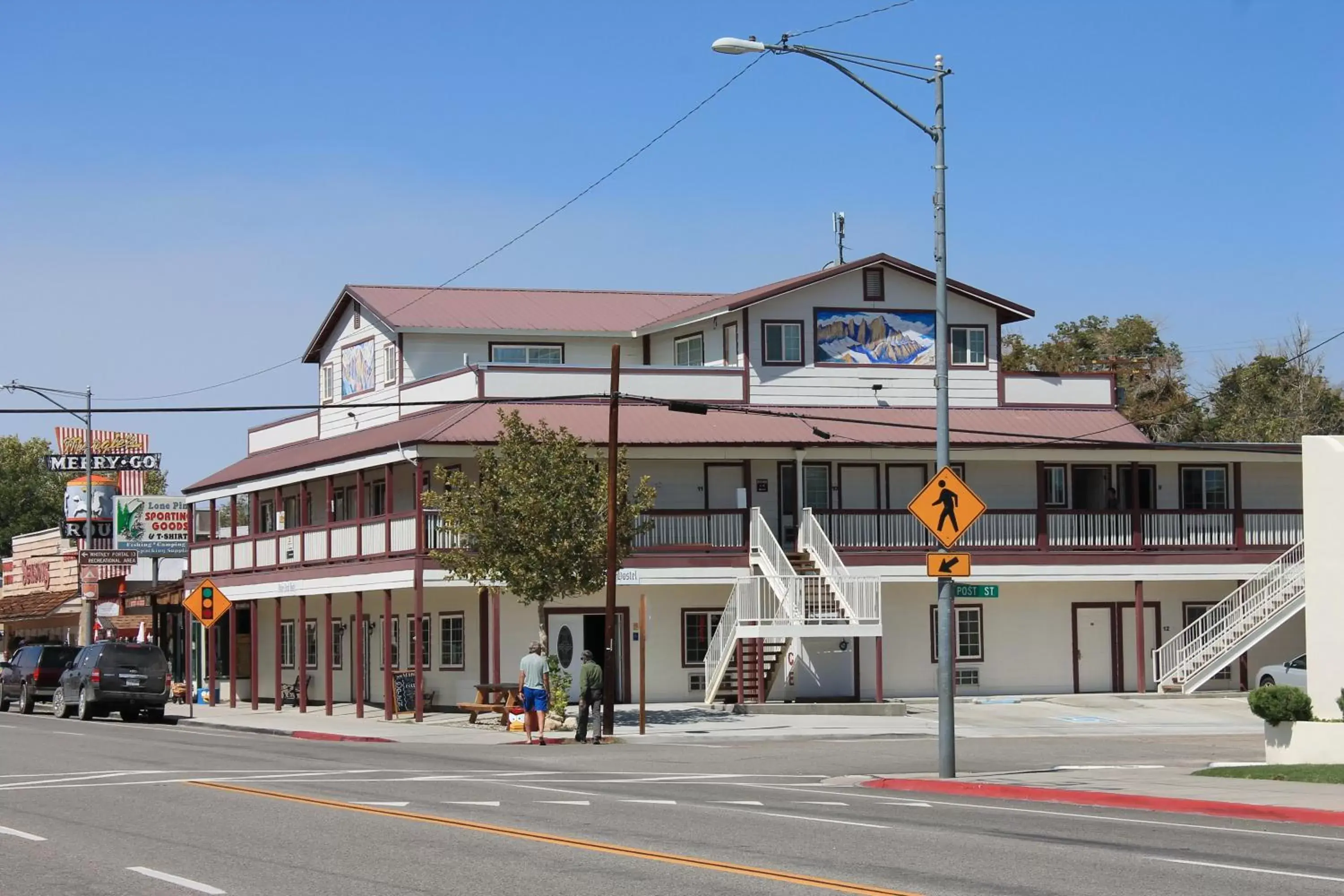 Property logo or sign, Property Building in Whitney Portal Hotel And Hostel