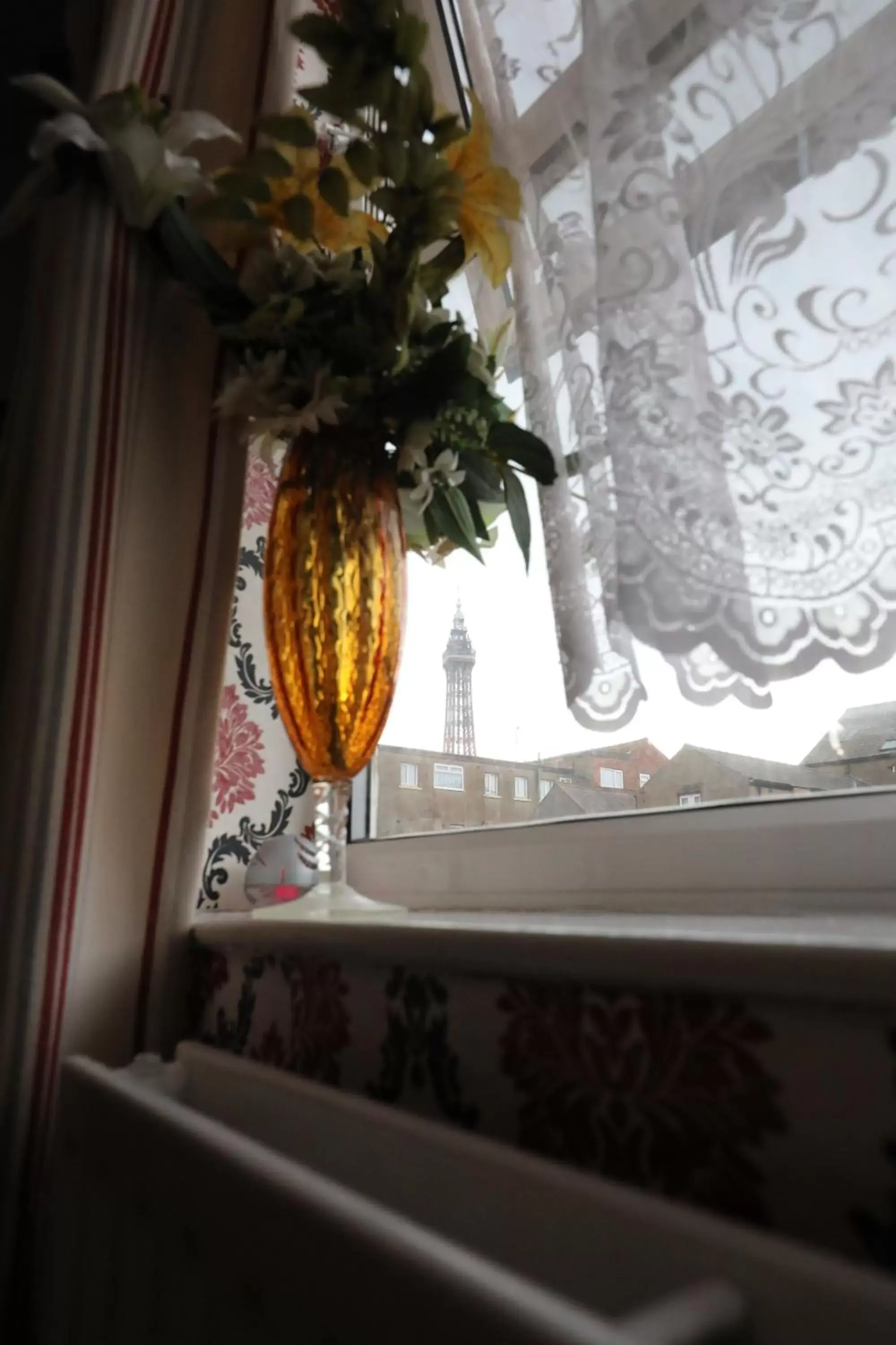 Landmark view in Blackpool Central Hotel