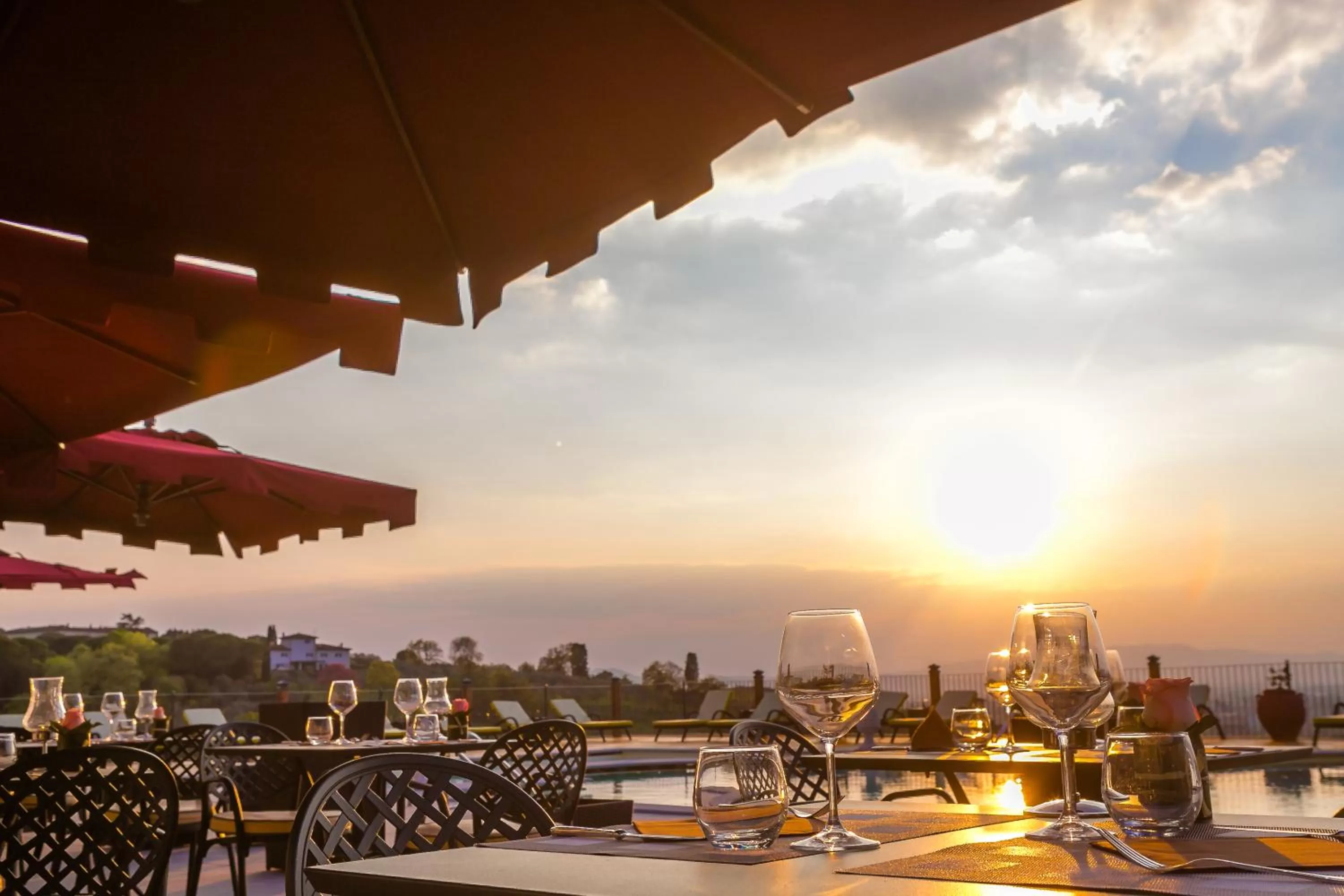 Restaurant/places to eat in Villa Tolomei Hotel & Resort