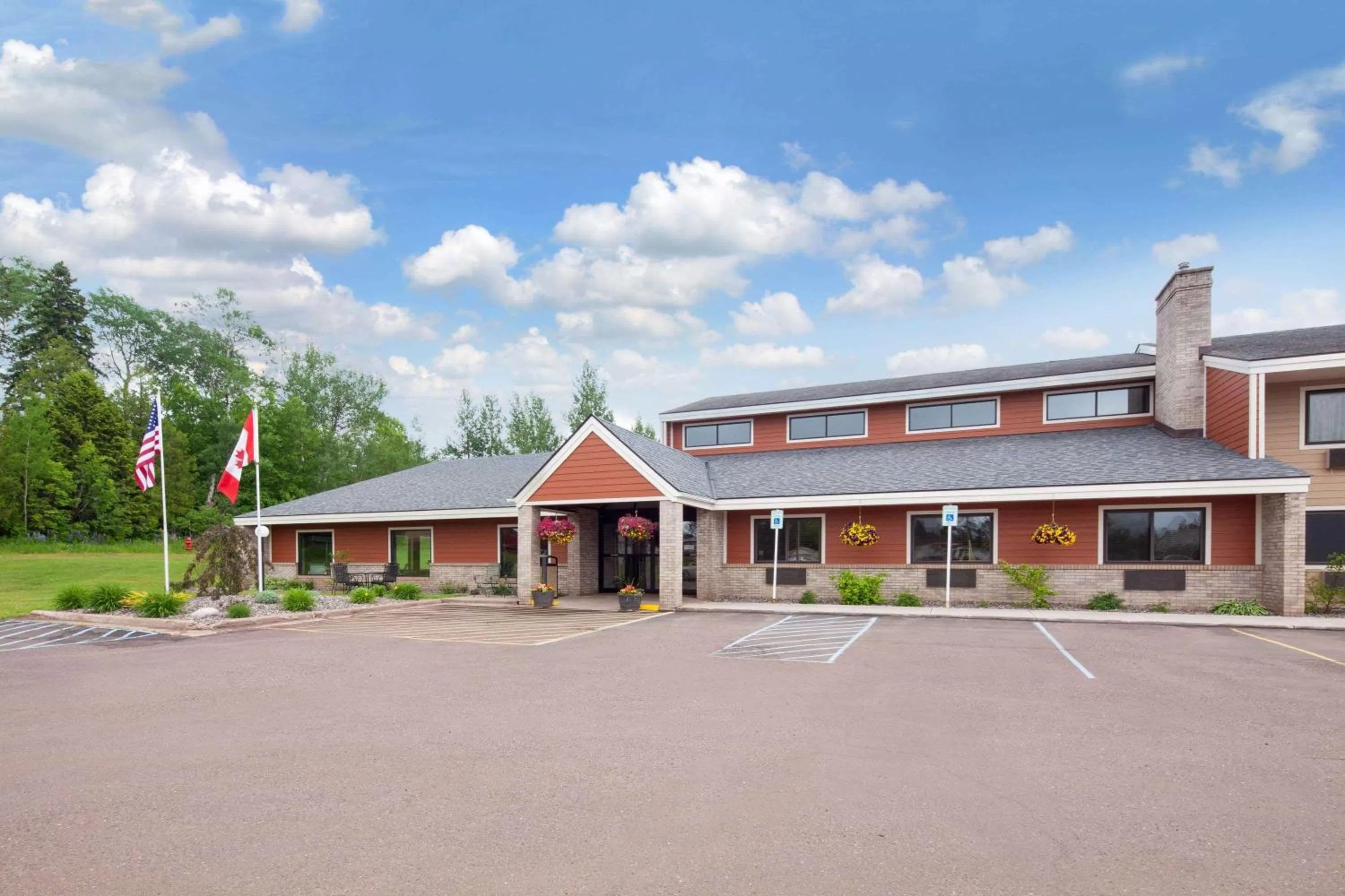 Property building in AmericInn by Wyndham Ironwood