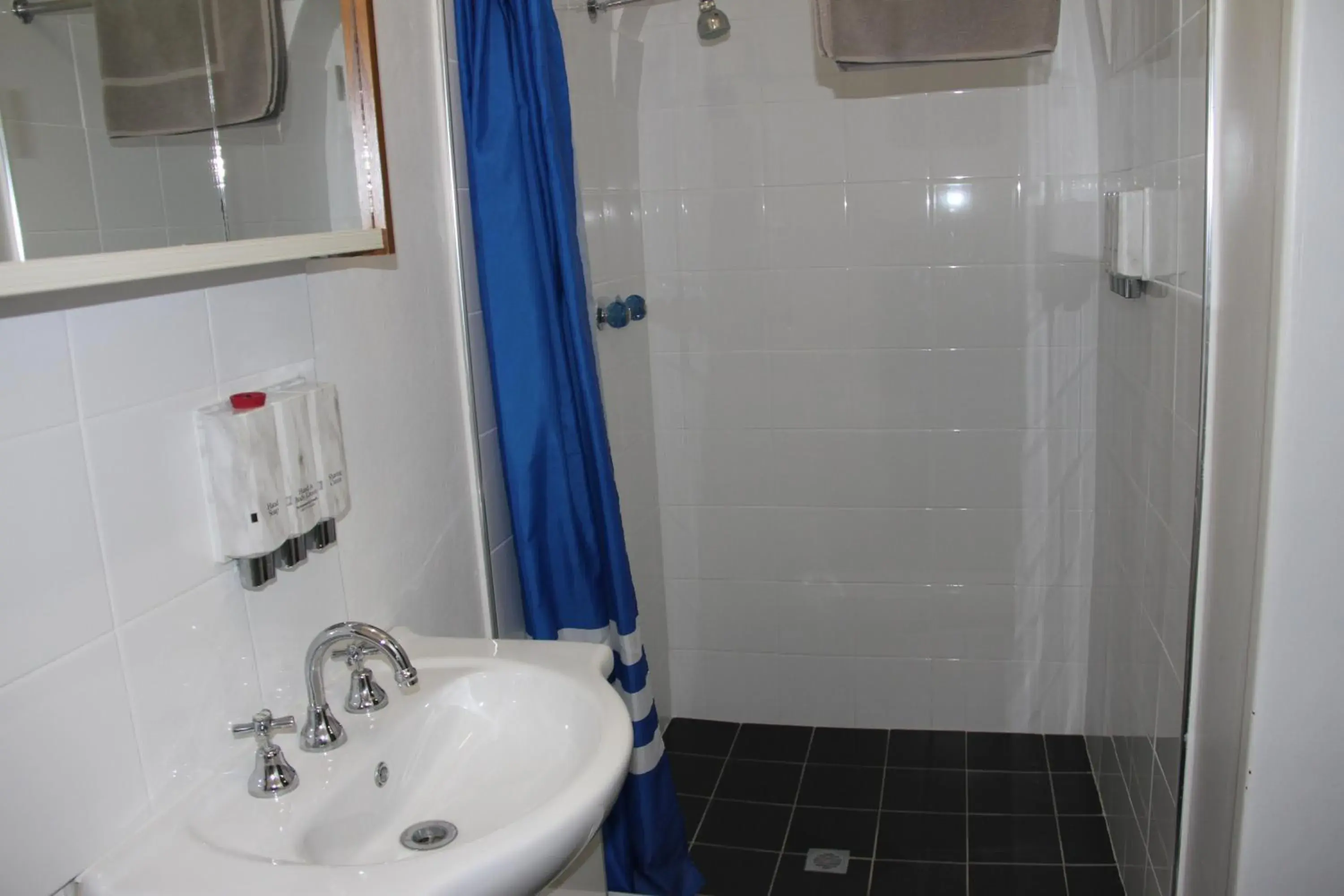 Shower, Bathroom in Alpine Heritage Motel