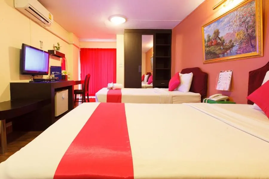 Bed in Vabua Asotel Bangkok