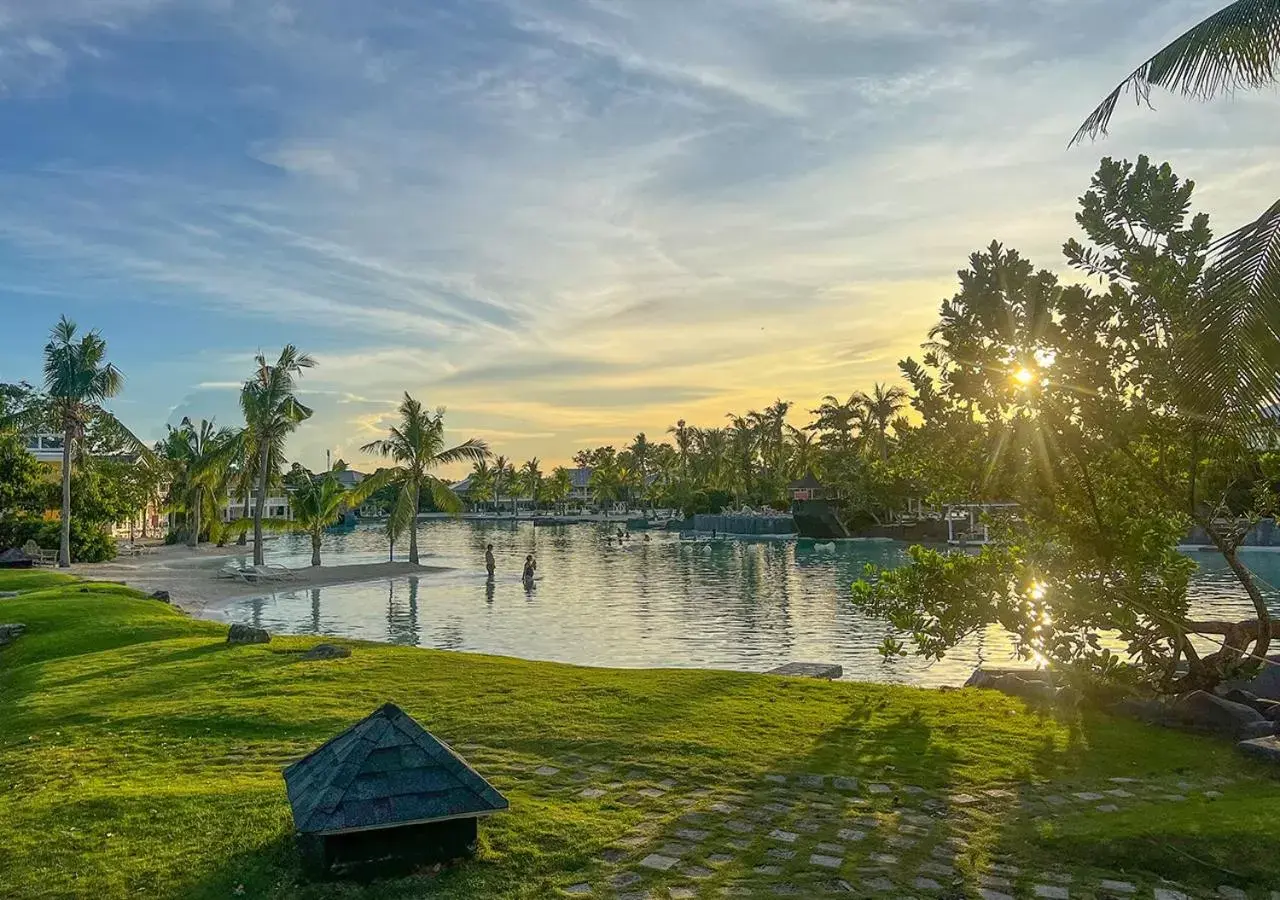 Sunset in Plantation Bay Resort and Spa