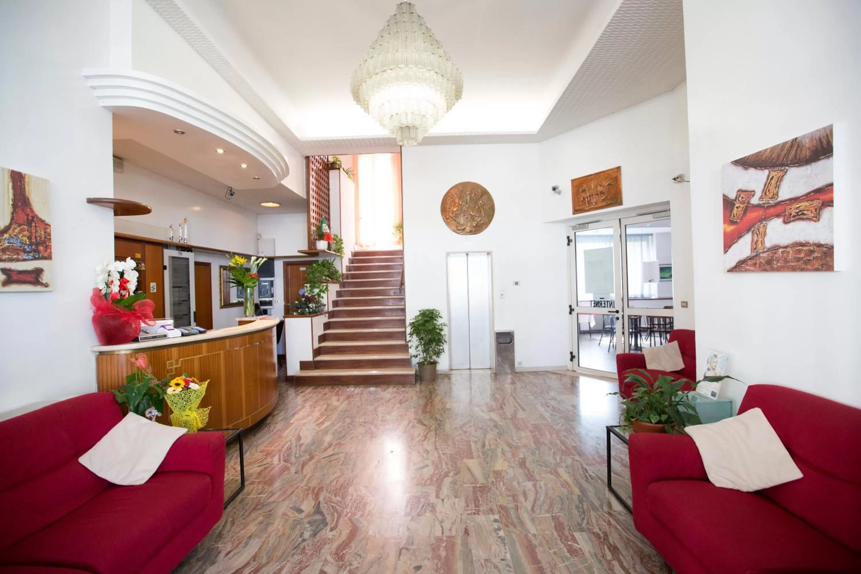 Lobby or reception in Hotel Europa