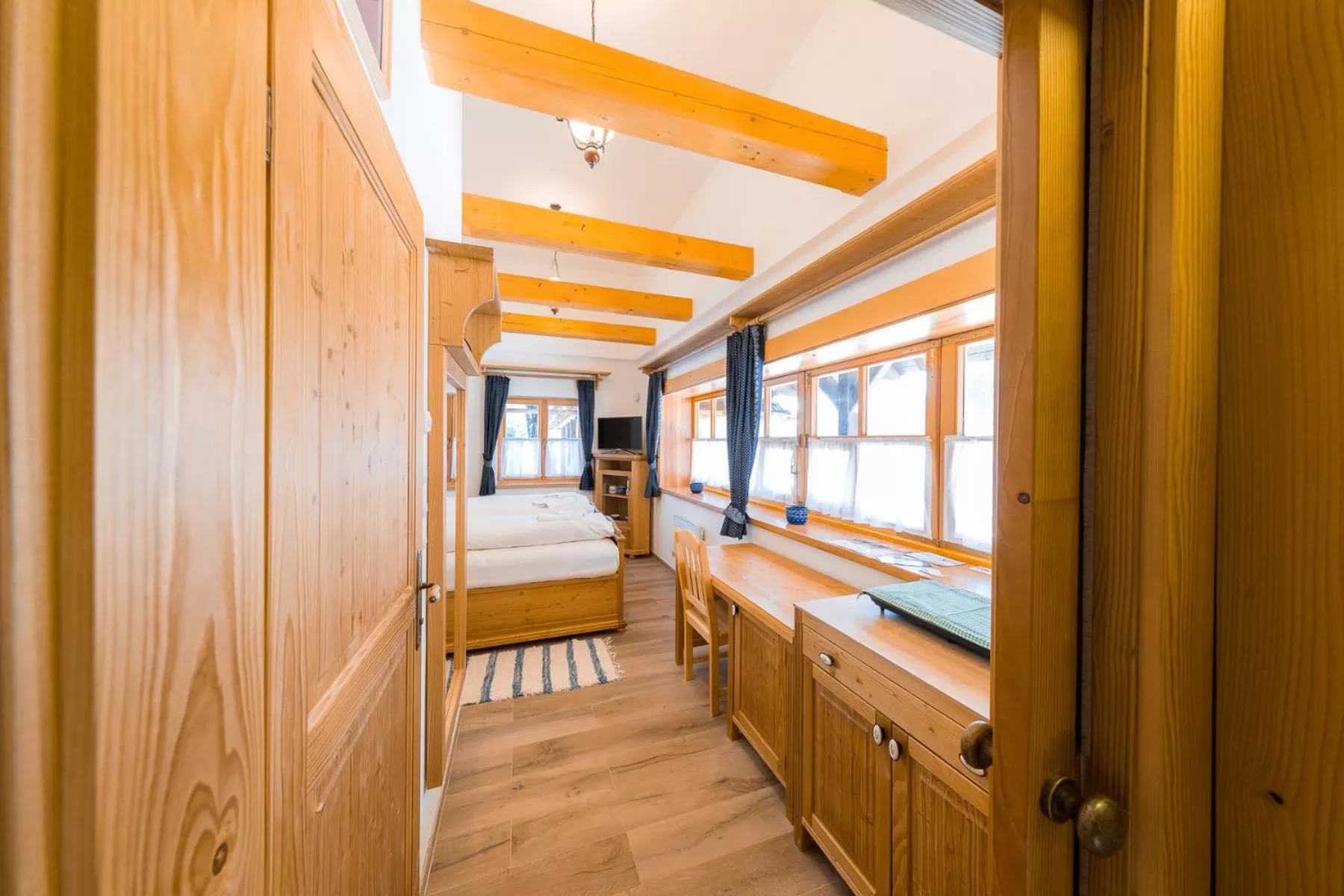 Bed in Valašské chalupy Resort