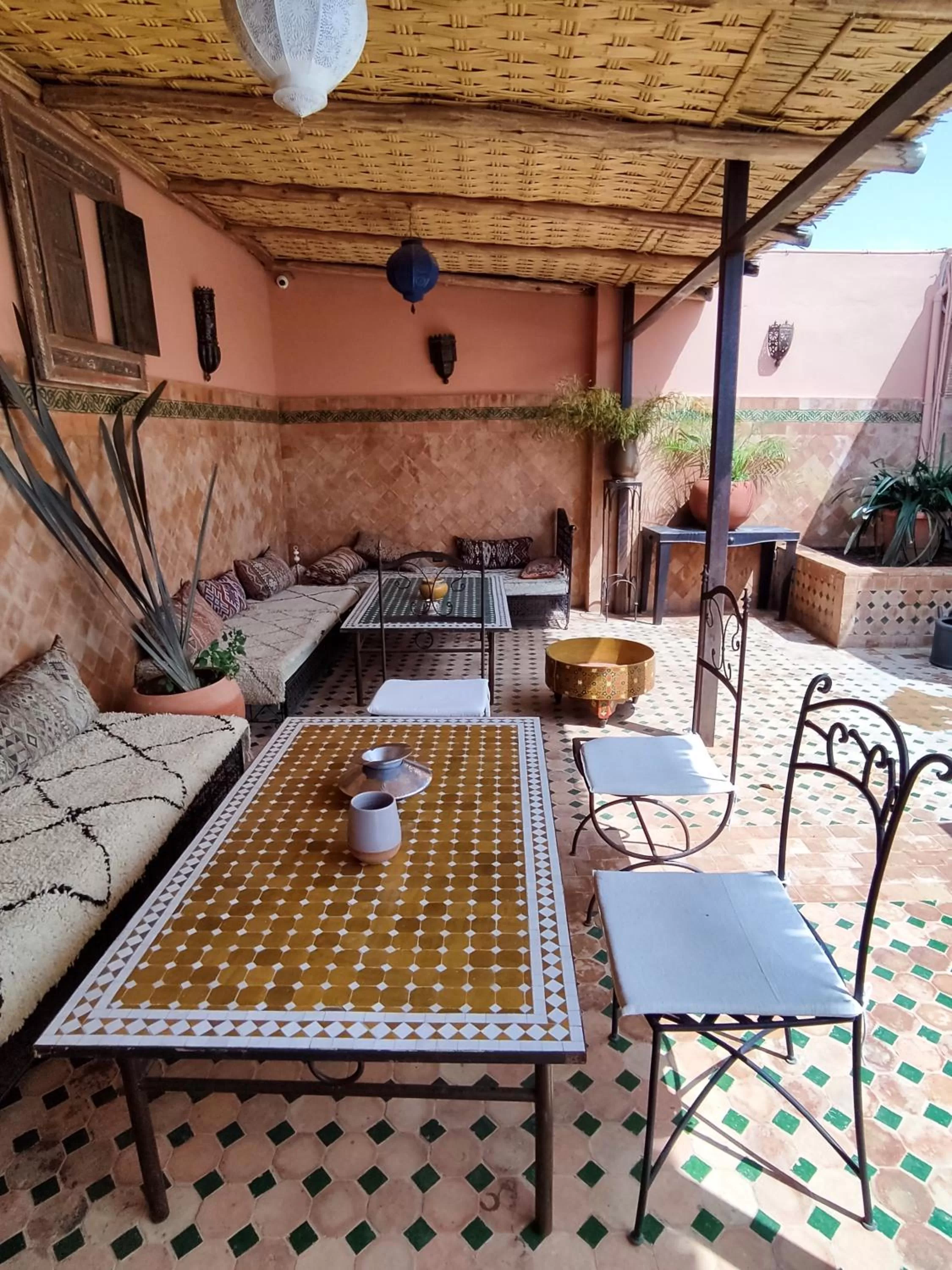 Patio in Riad le petit ksar