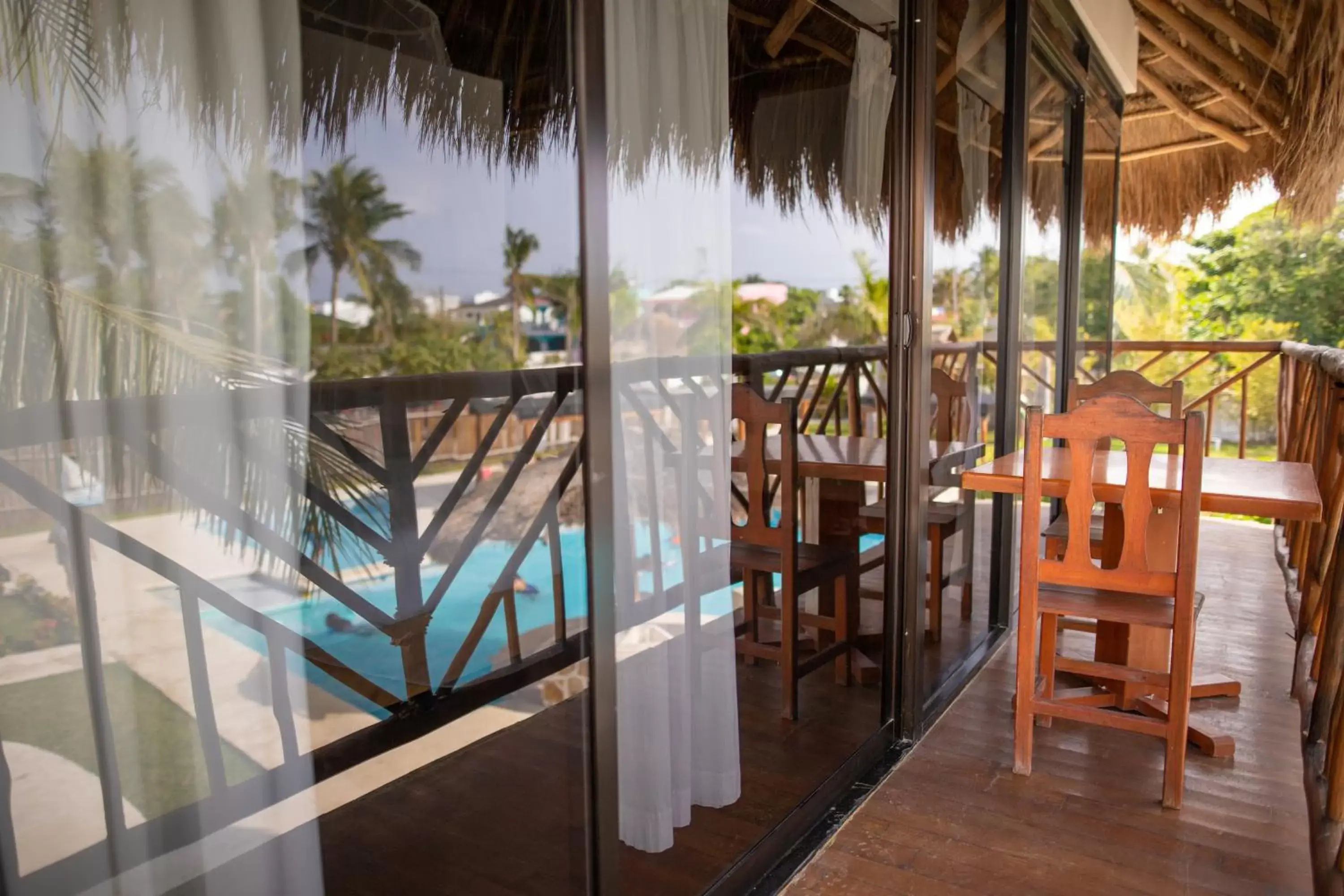 Balcony/Terrace, Pool View in HOTEL & BEACH CLUB OJO DE AGUA