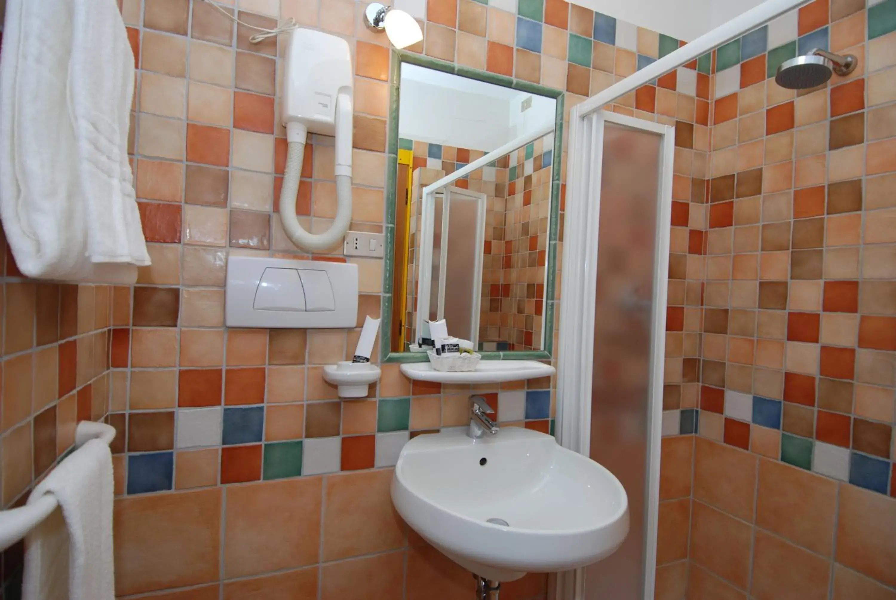 Bathroom in Hotel La Pergola