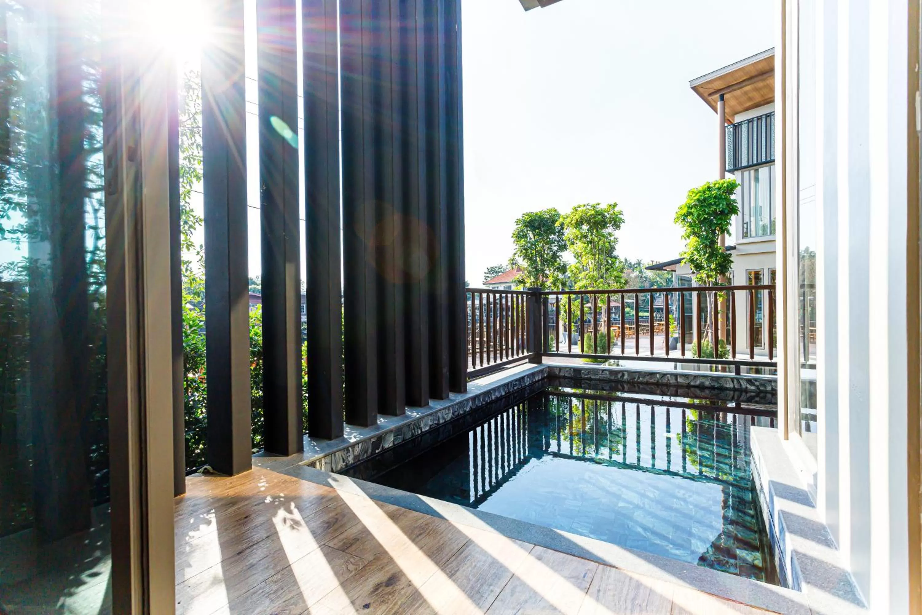 Balcony/Terrace in W1Bangkoknoi Hotel