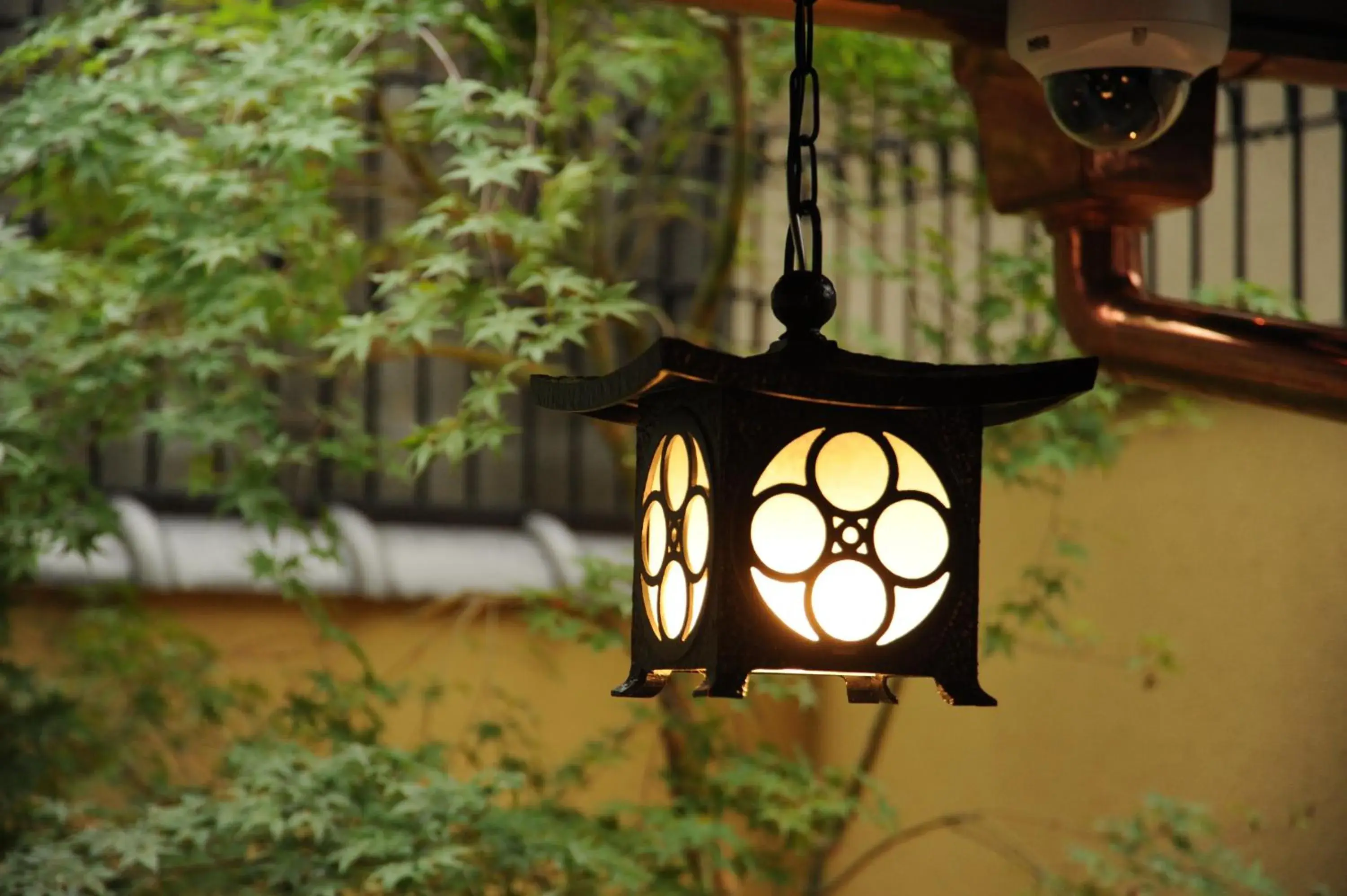 Decorative detail in Kyoto Takasegawa Bettei