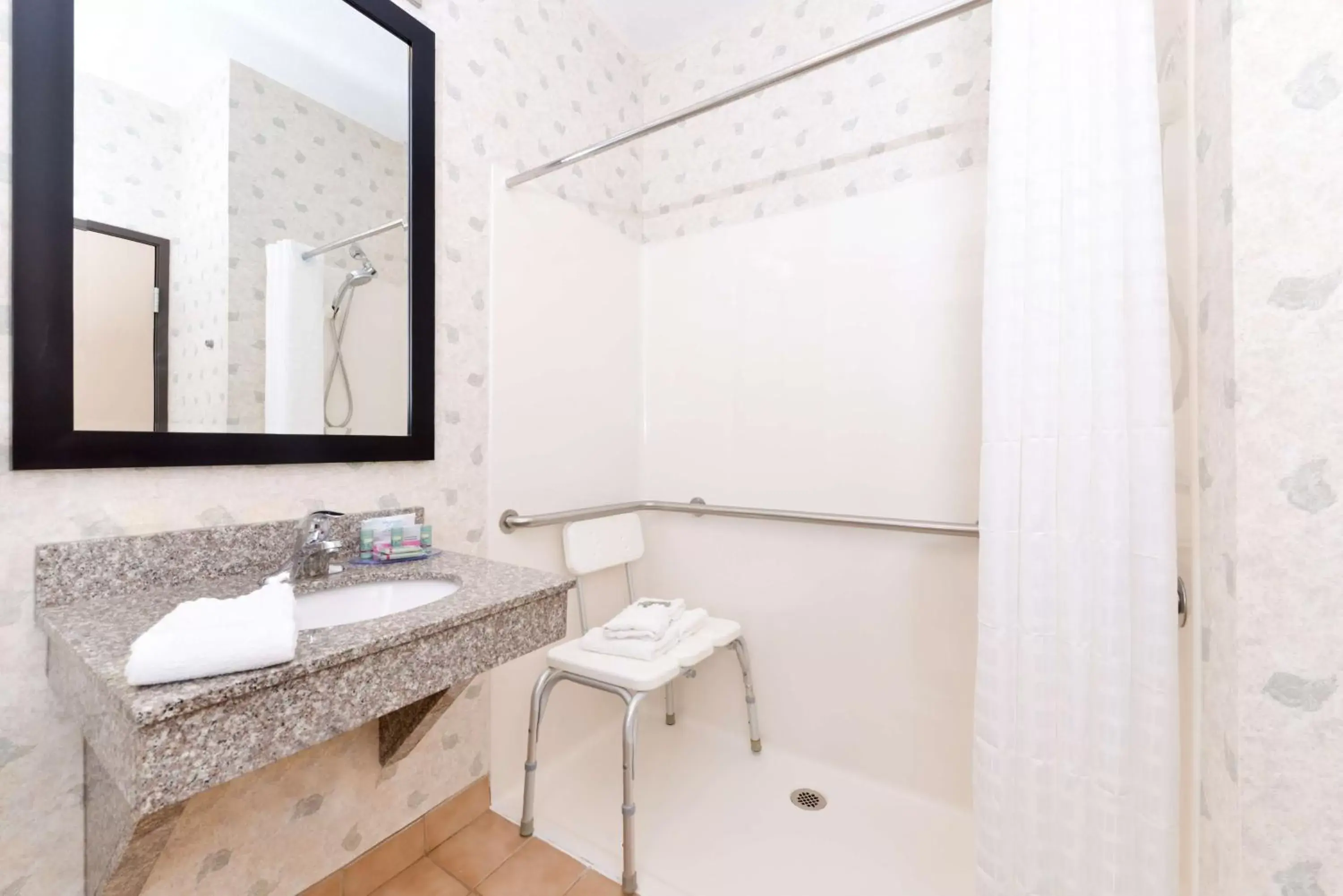 Bathroom in Best Western Big Spring Lodge