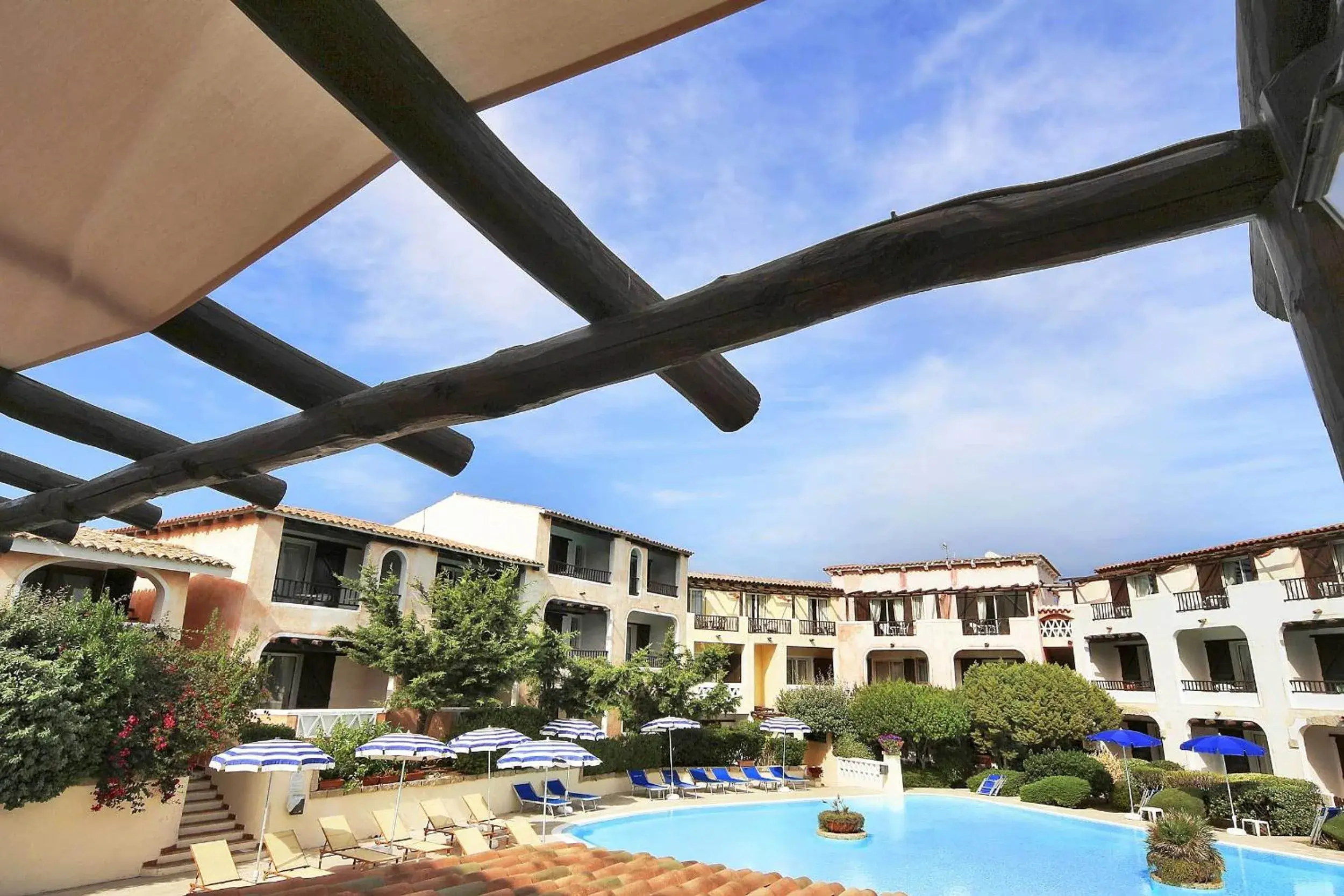 Solarium, Swimming Pool in Colonna Park Hotel