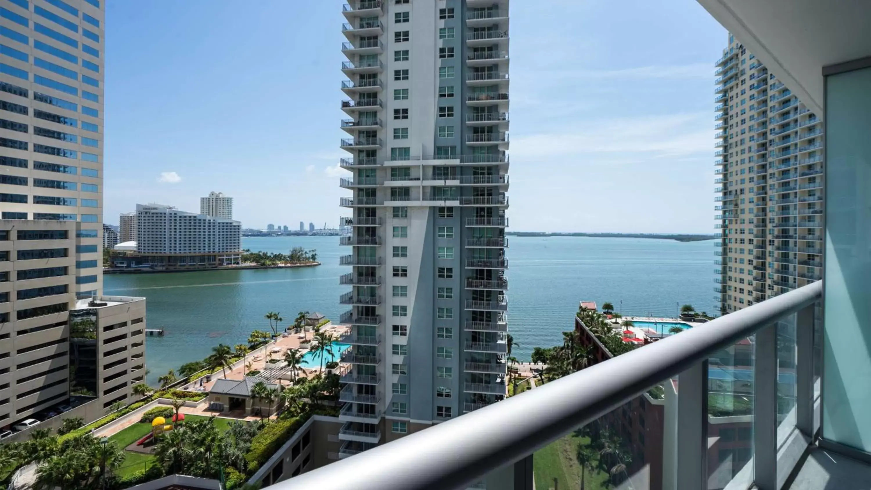 View (from property/room) in Hyatt Centric Brickell Miami View (from property/room) in Hyatt Centric Brickell Miami