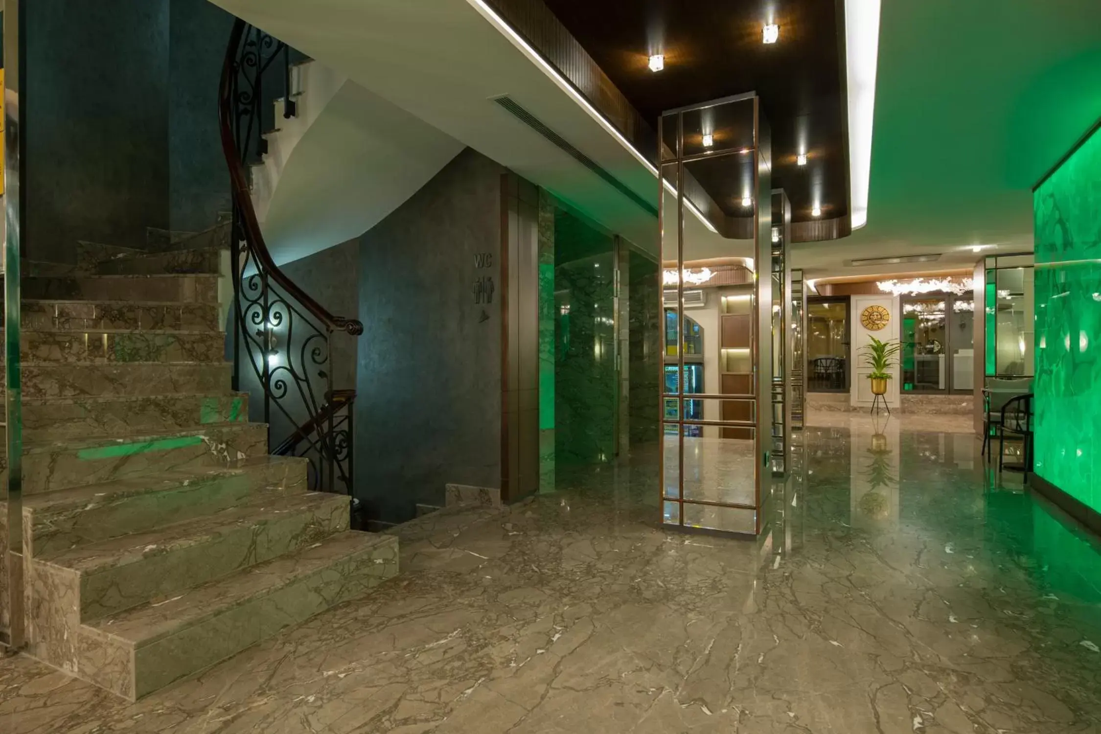 Lobby or reception in Hotel Nena