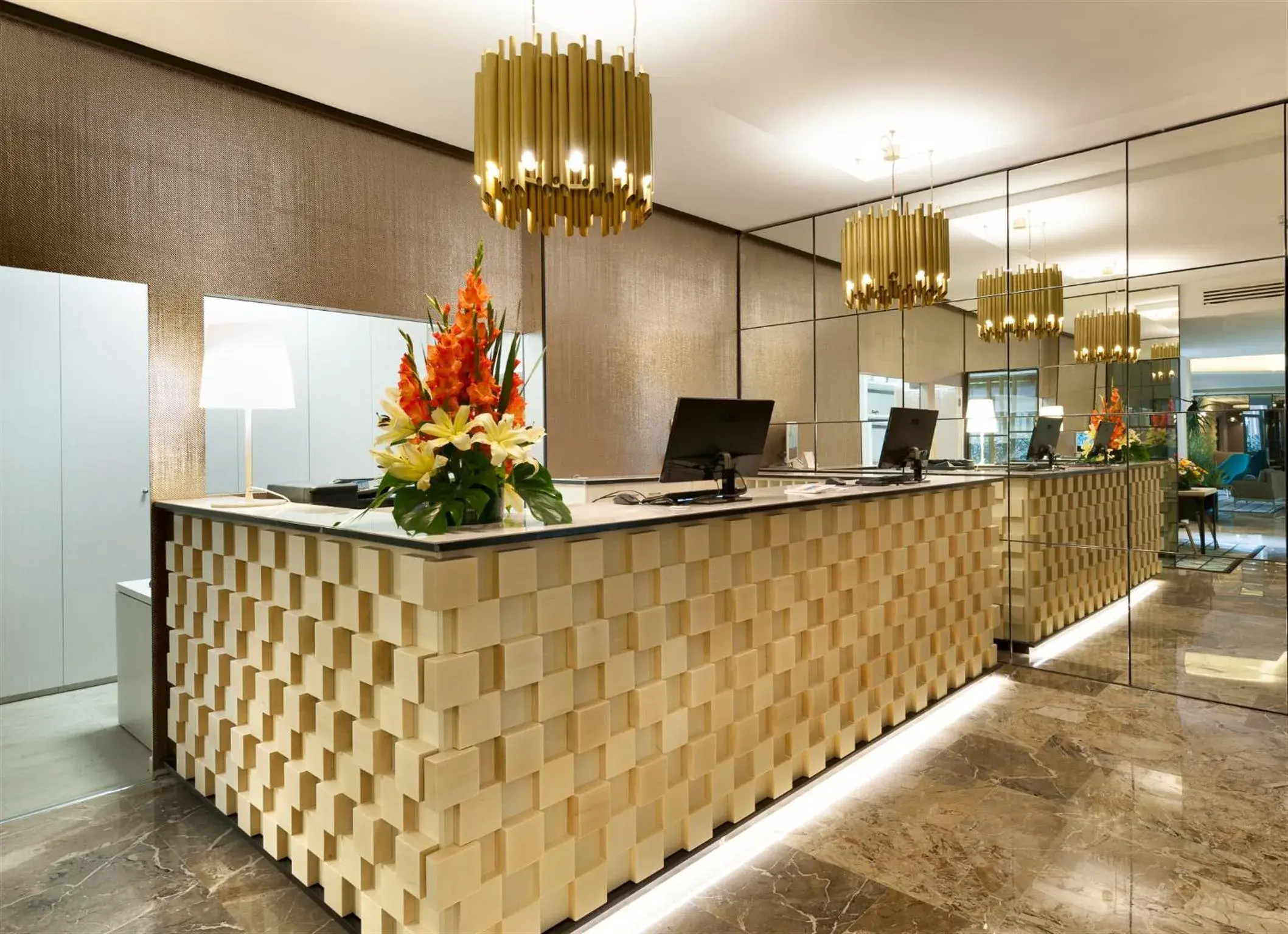 Lobby or reception, Lobby/Reception in Hotel Lombardia