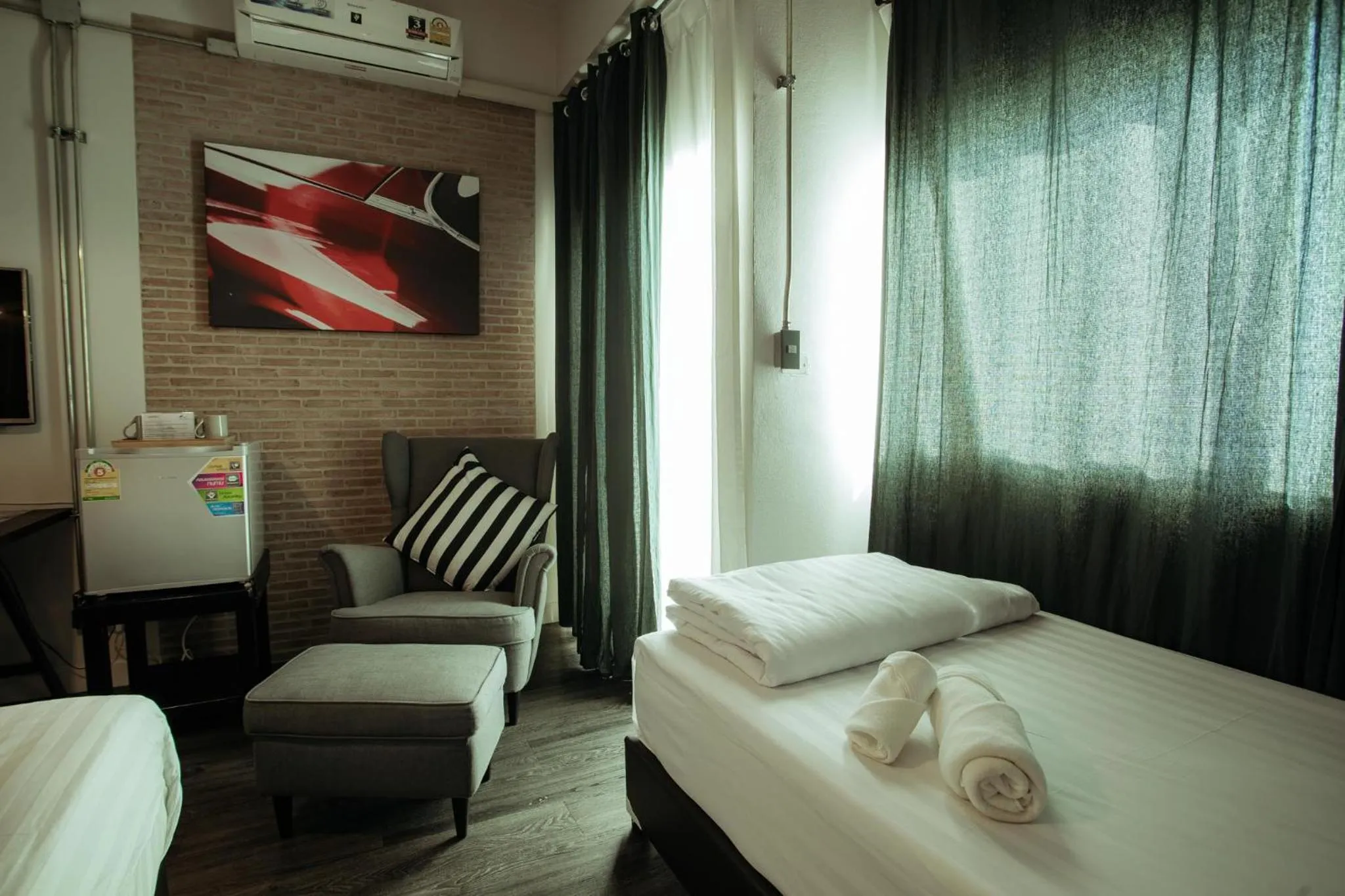 Bed in J Poshtel Chiangmai