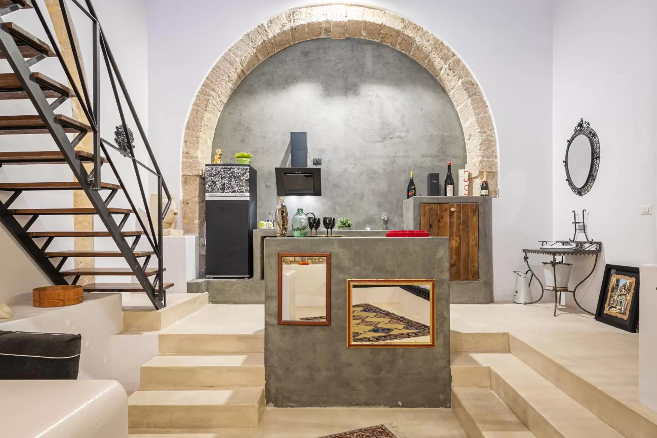 Dining area, Lobby/Reception in Casa Teia, Exclusive Loft in Ortigia