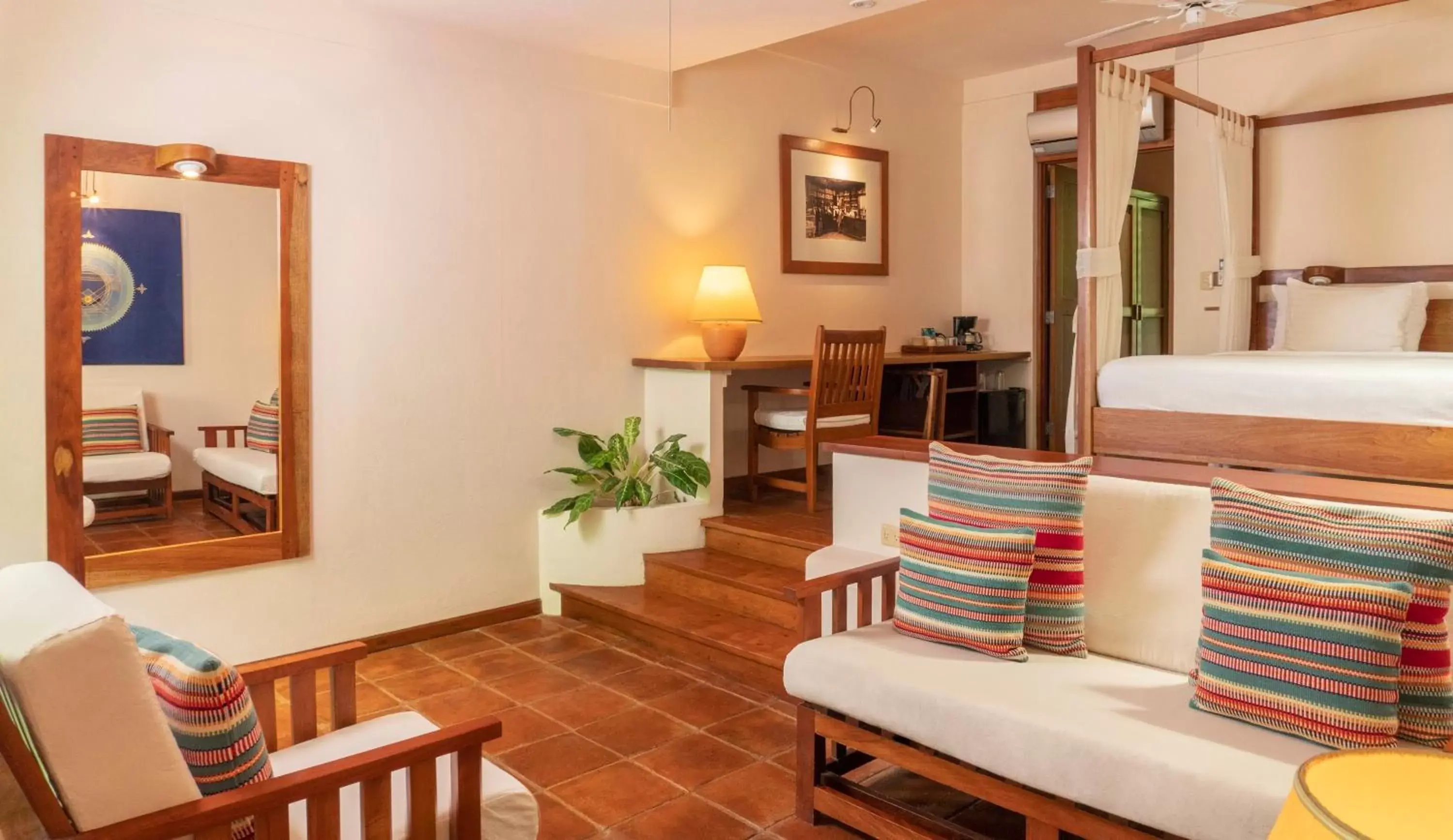 Living room in Capitán Suizo Beachfront Boutique Hotel