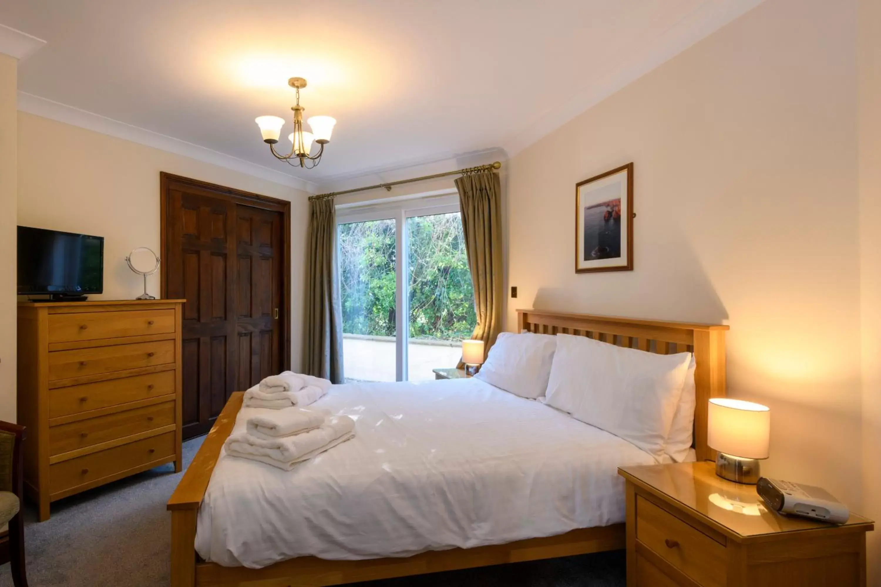 Bed in Porth Veor Manor Villas & Apartments