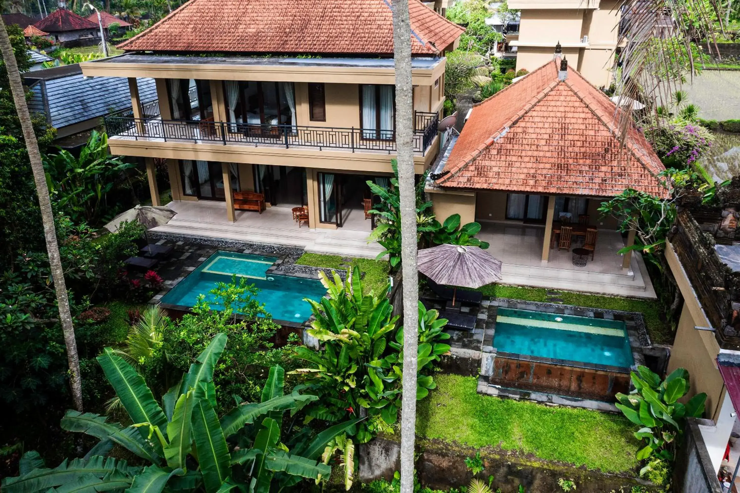 Property building, Pool View in Kubu Bali Baik Villa & Resort - CHSE Certified