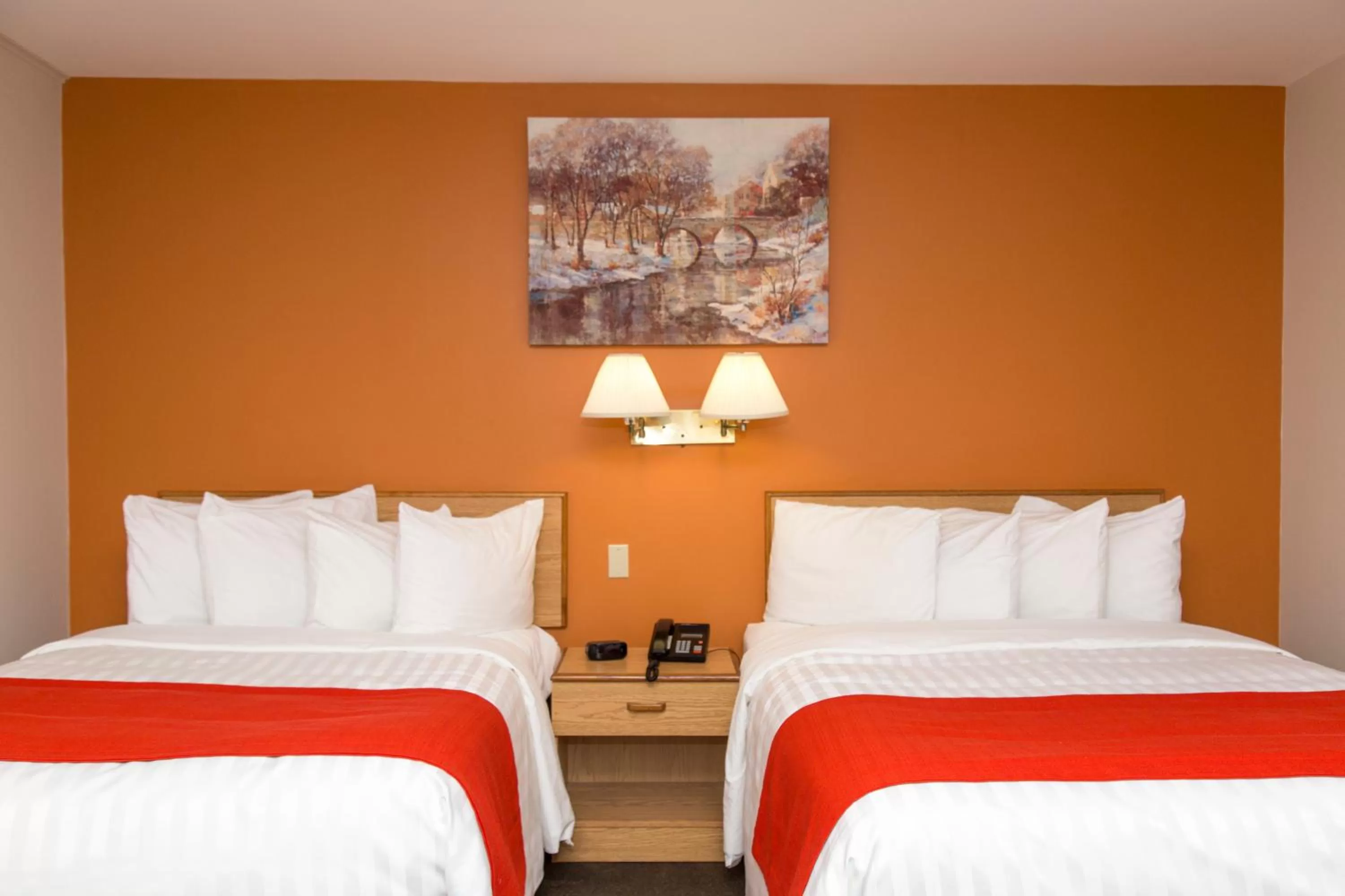 Bed in Hotel Robin Hood