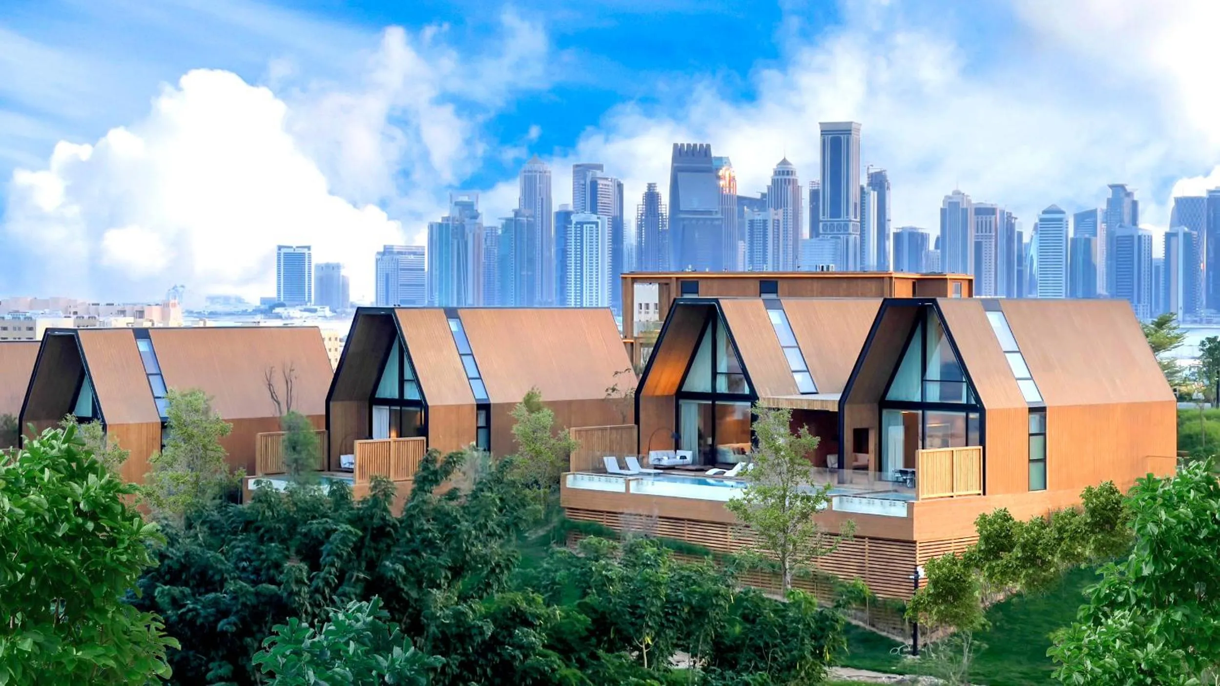 Property building in Katara Hills Doha, Lxr Hotels & Resorts