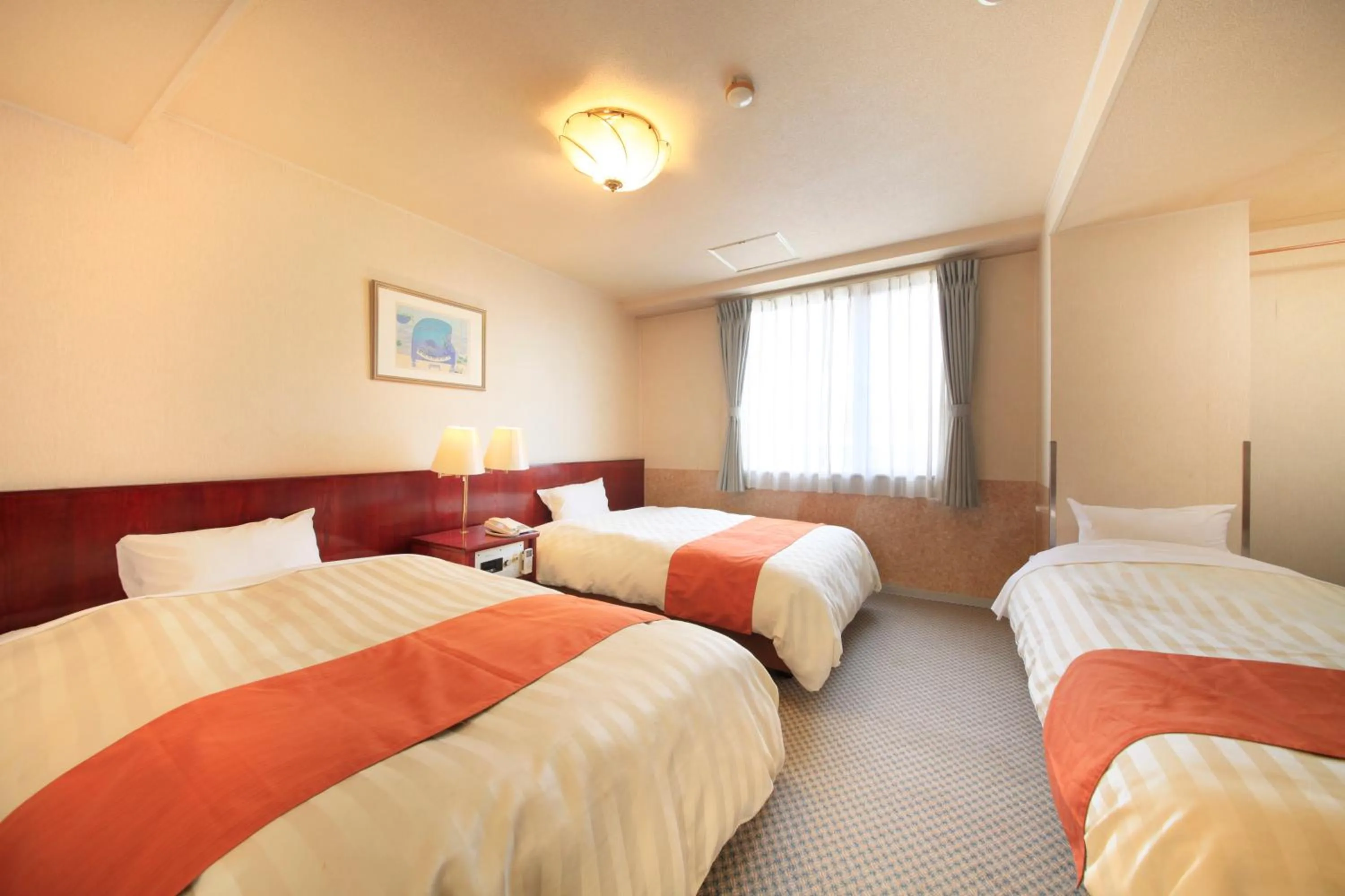 Bedroom, Bed in Fujinomiya Green Hotel