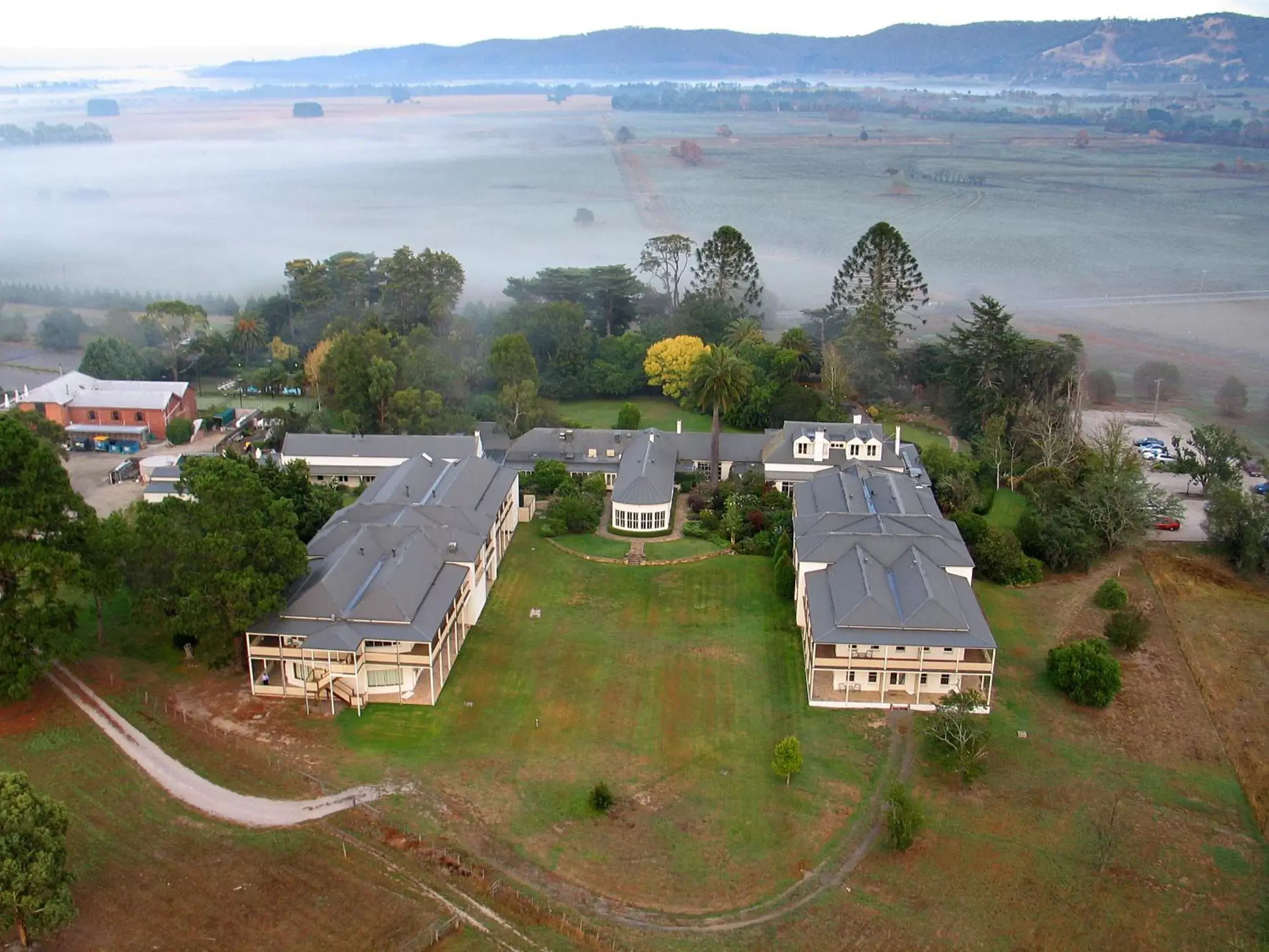 Bird's eye view, Bird's-eye View in Chateau Yering Hotel