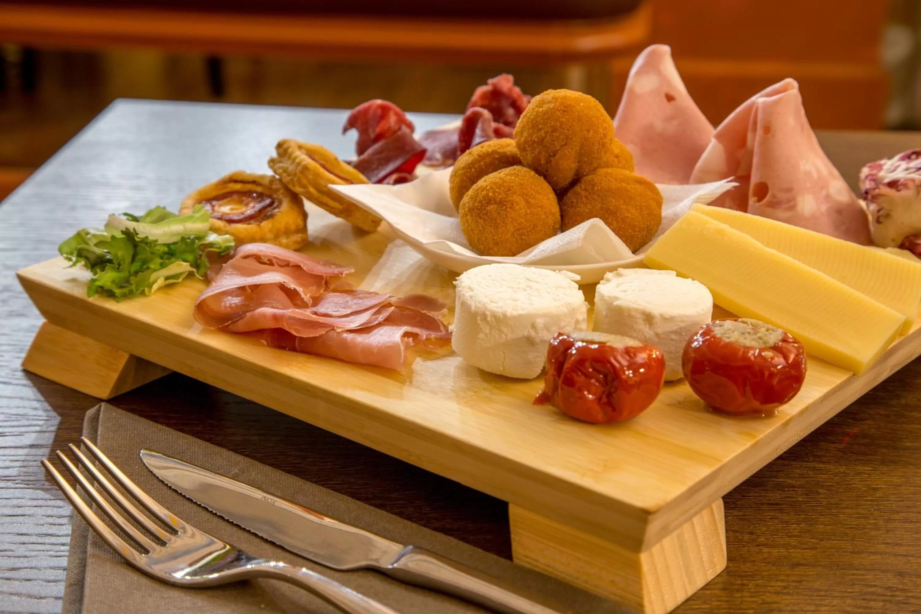 Food close-up in La Residenza