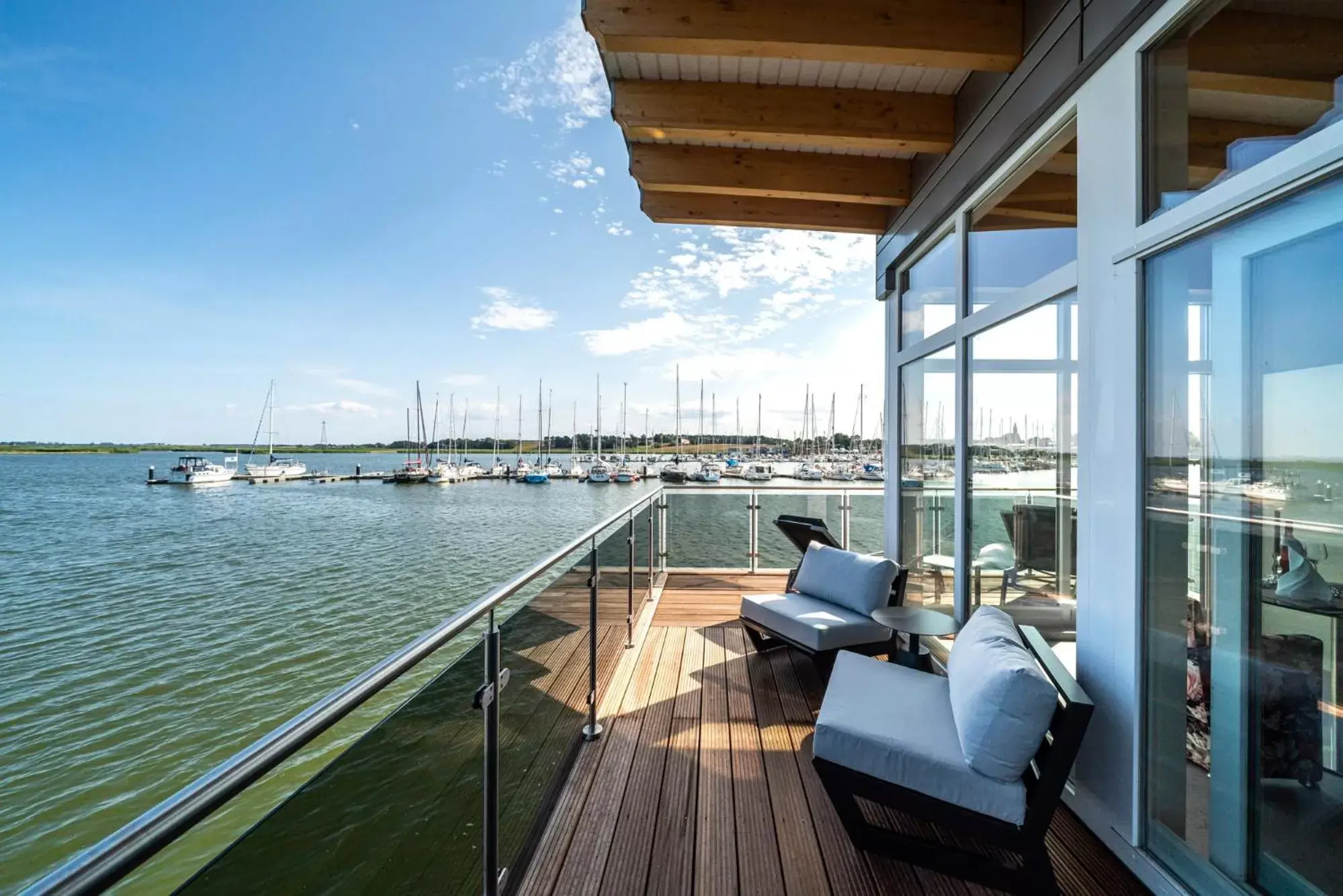 Balcony/Terrace in Schwimmende Häuser im BALTIC SEA RESORT