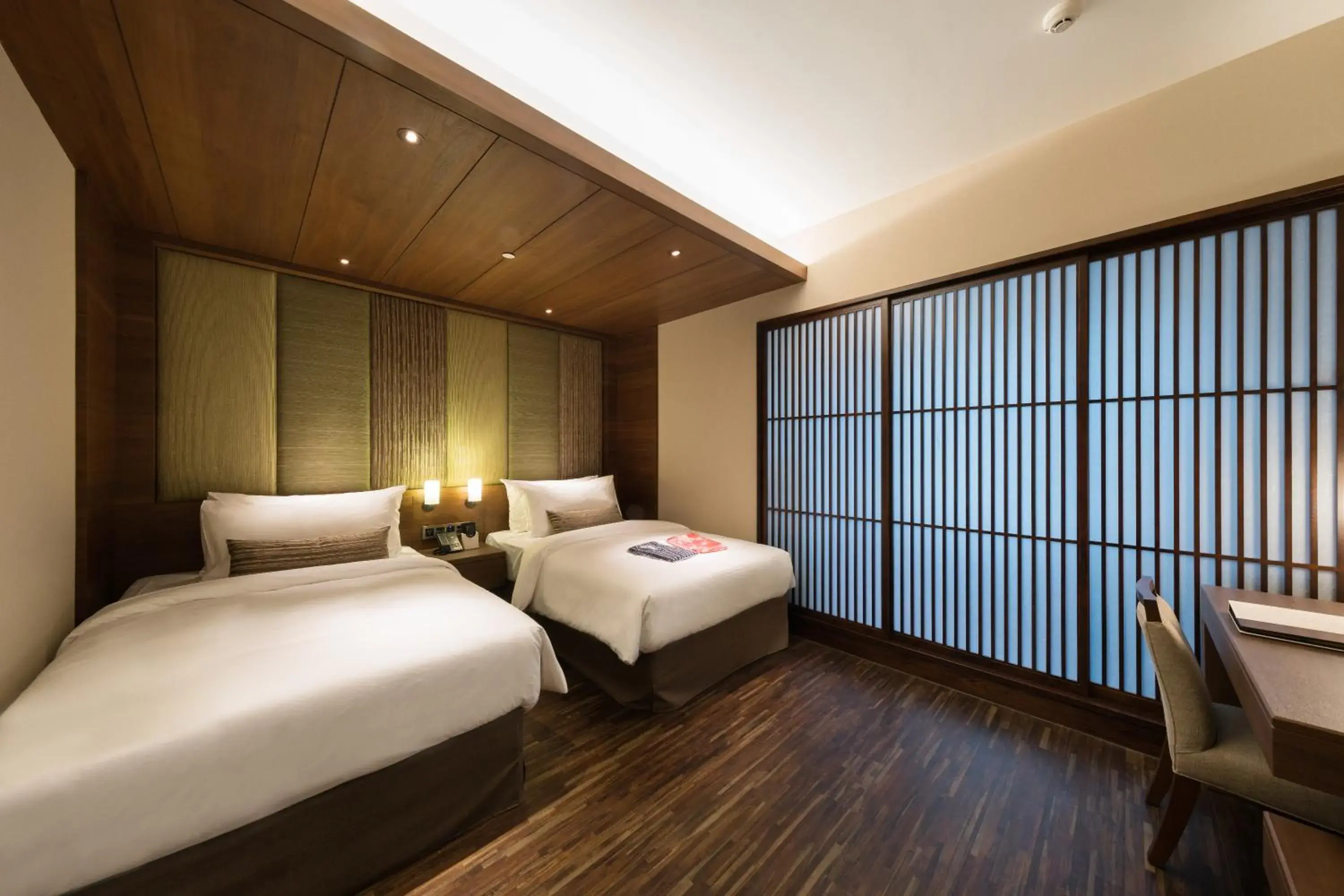 Bed in Asia Pacific Hotel Beitou