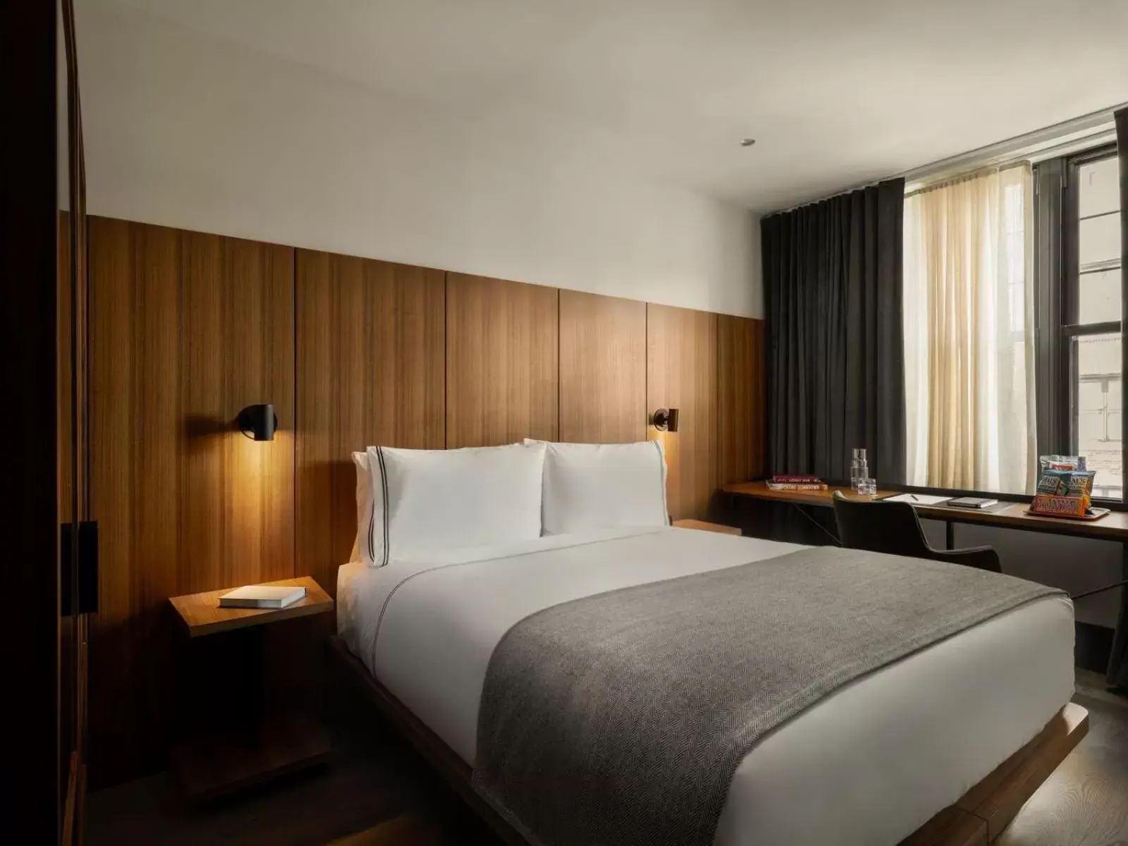 Bedroom, Bed in The Moore, New York City, a Member of Design Hotels Bedroom, Bed in The Moore, New York City, a Member of Design Hotels