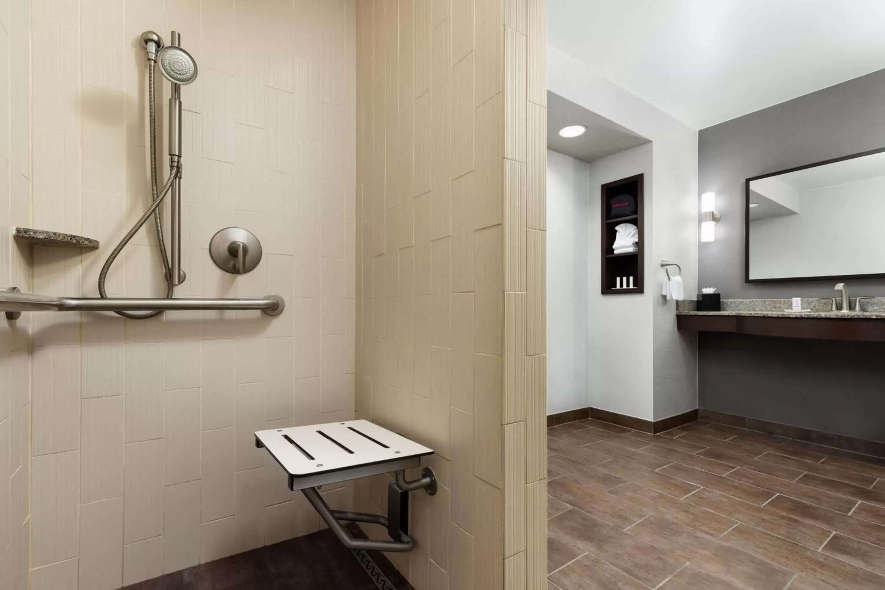 Bathroom in Courtyard by Marriott Los Angeles Woodland Hills