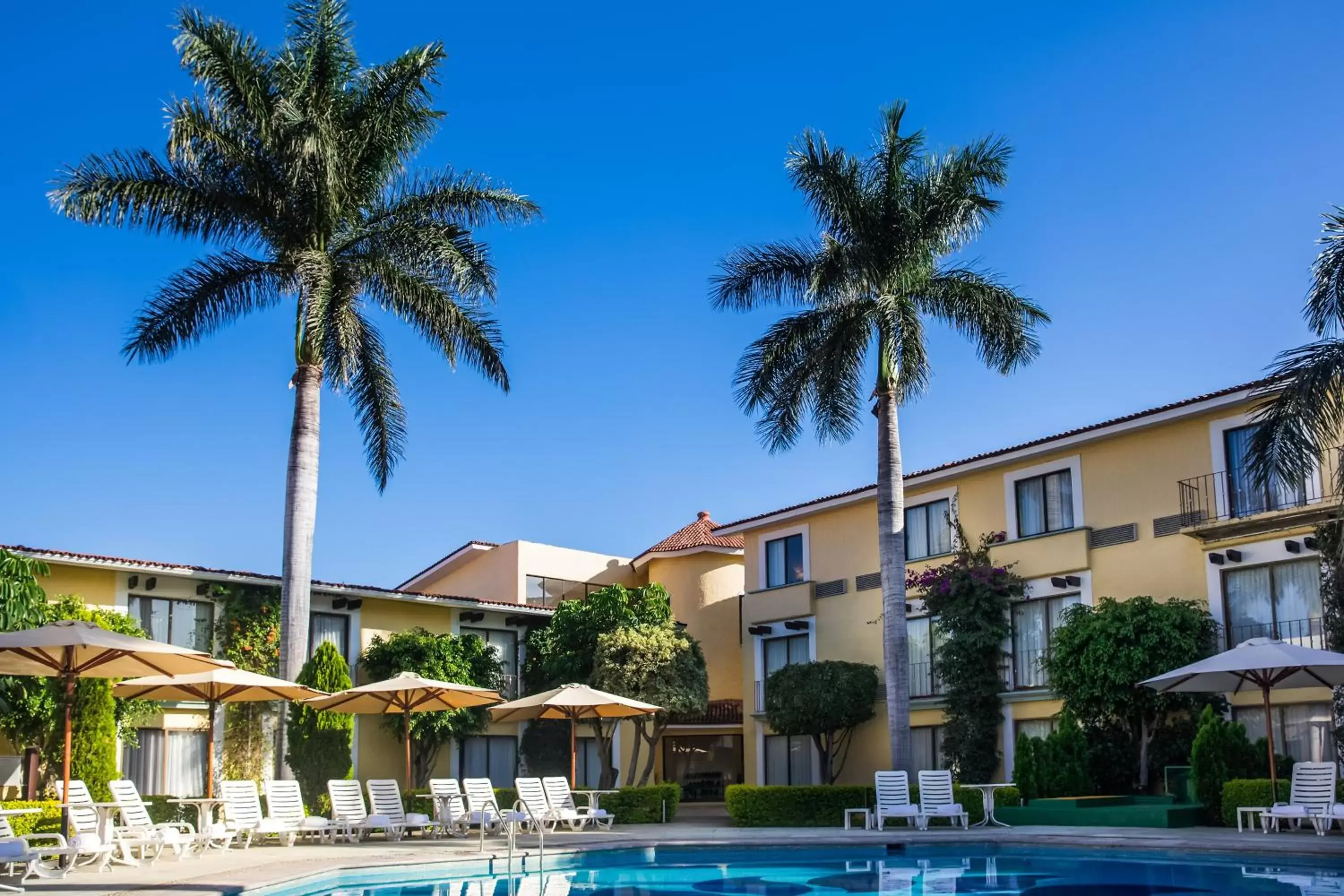 Swimming pool, Property Building in Fiesta Inn Oaxaca