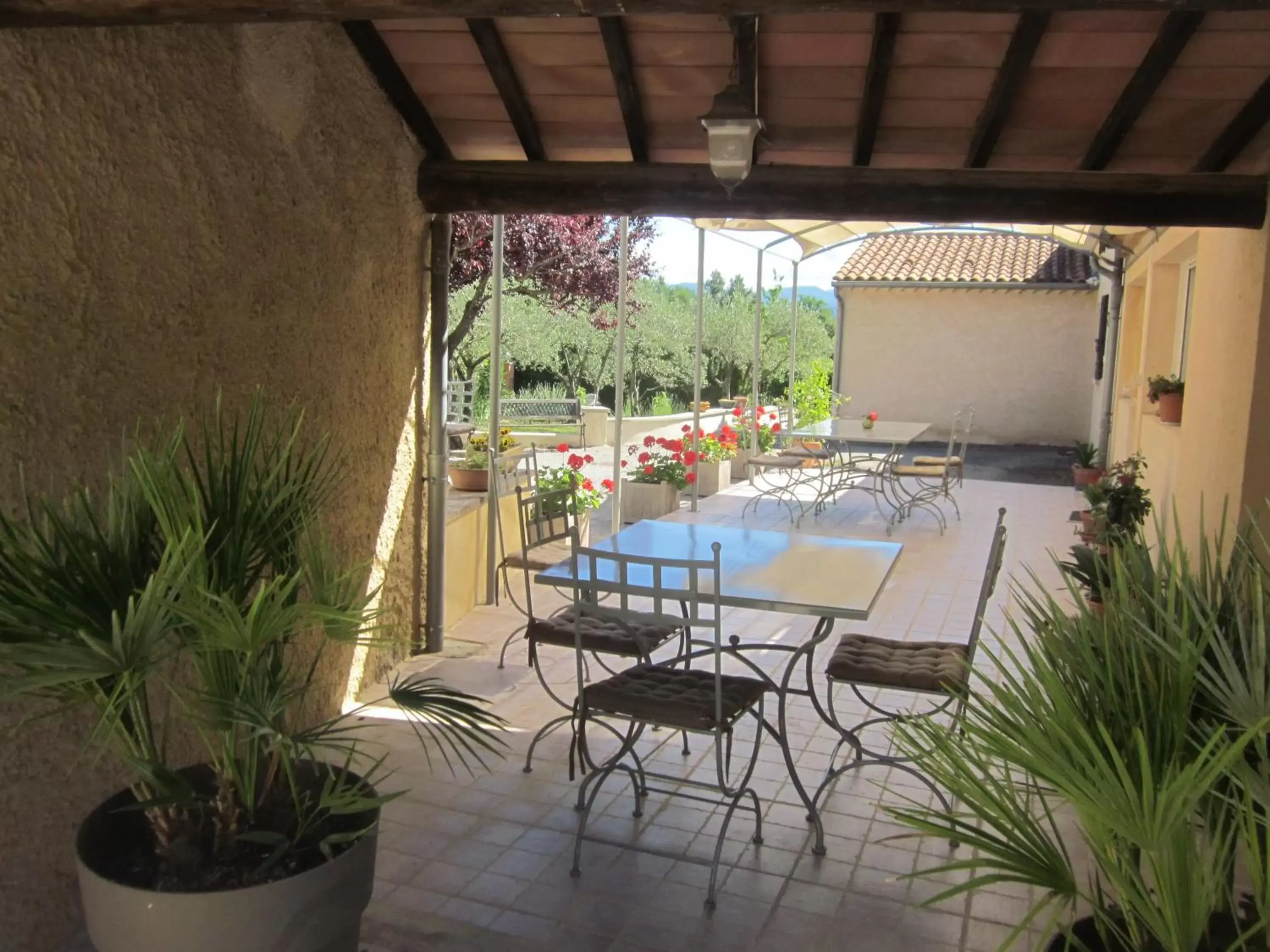 Balcony/Terrace, Swimming Pool in Les Verveines de Vaison