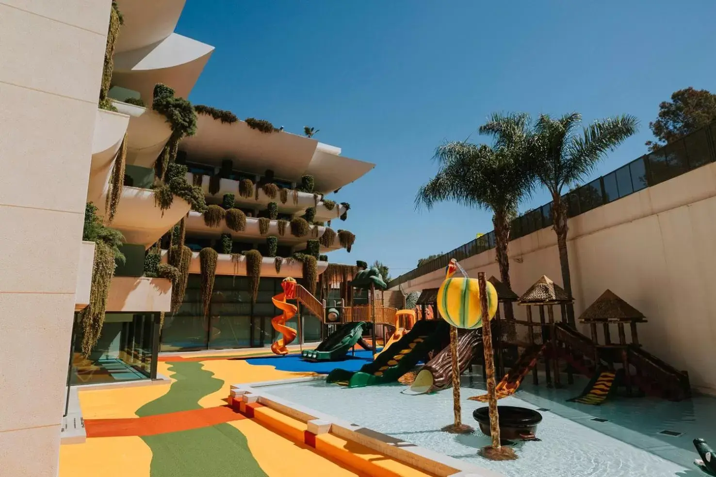 Children play ground, Water Park in Hotel Deloix 4* Sup