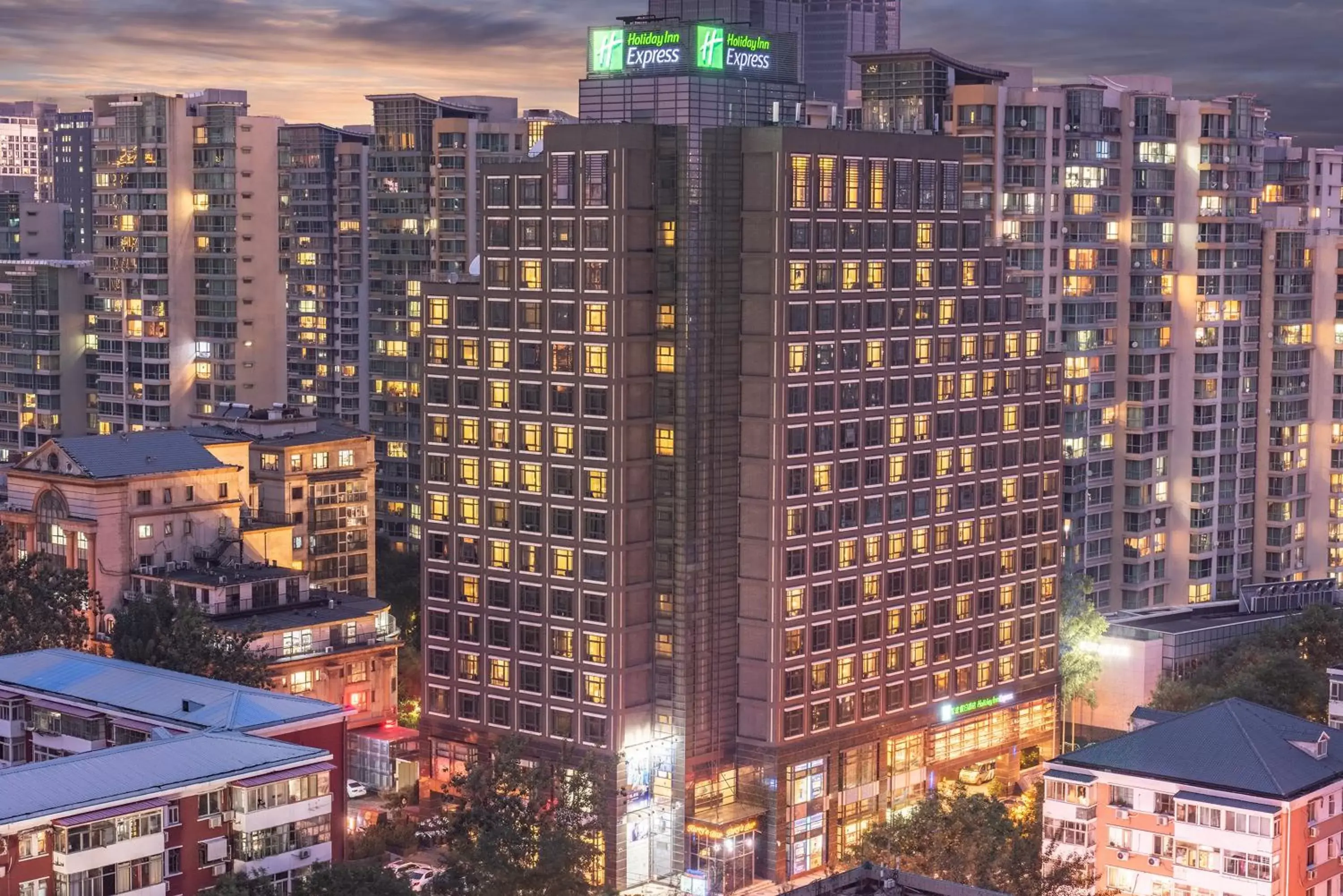 Property building, Bird's-eye View in Holiday Inn Express Beijing Dongzhimen, an IHG Hotel
