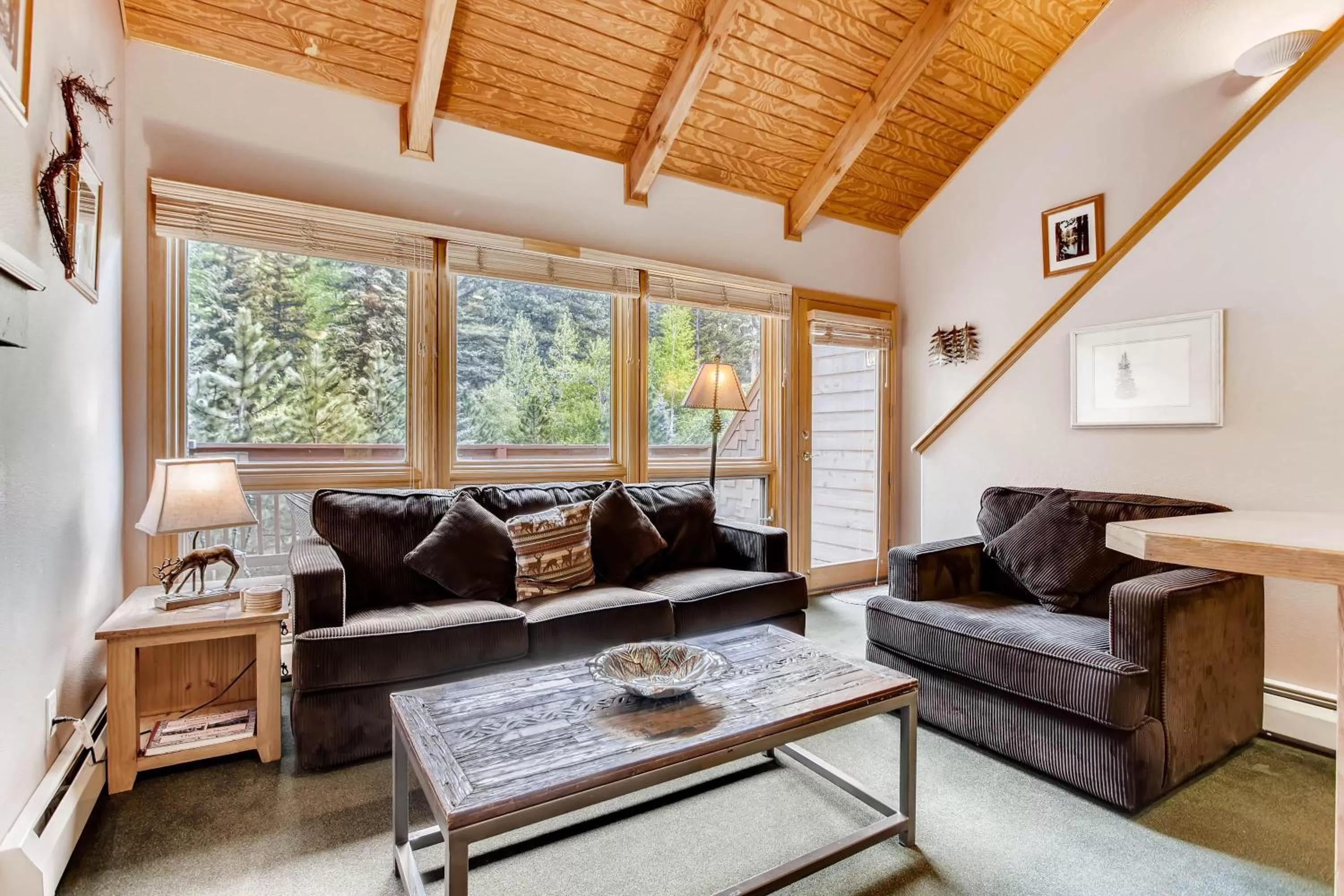 Seating Area in Estes Park Condos