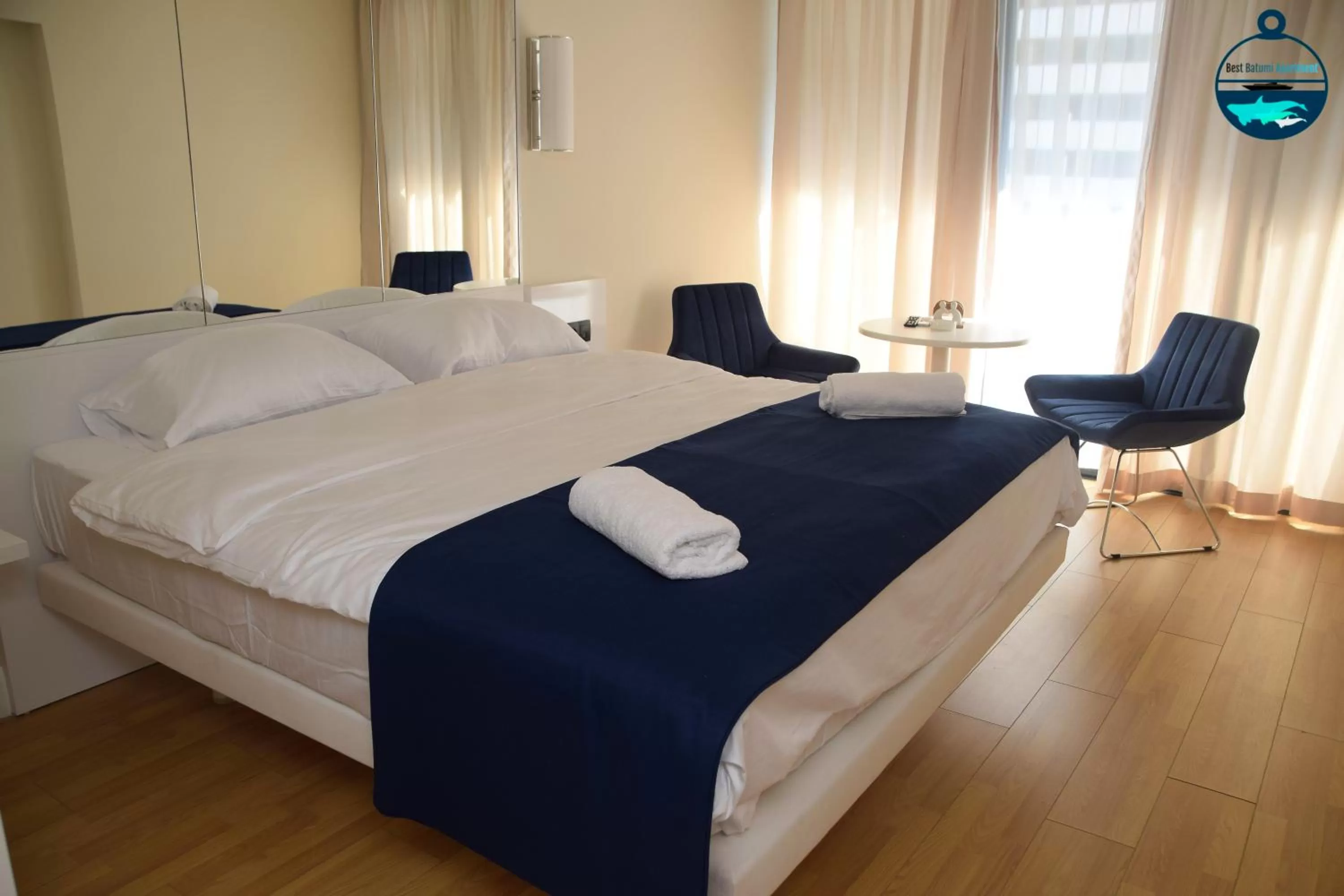 Bed in Best Batumi Apartments