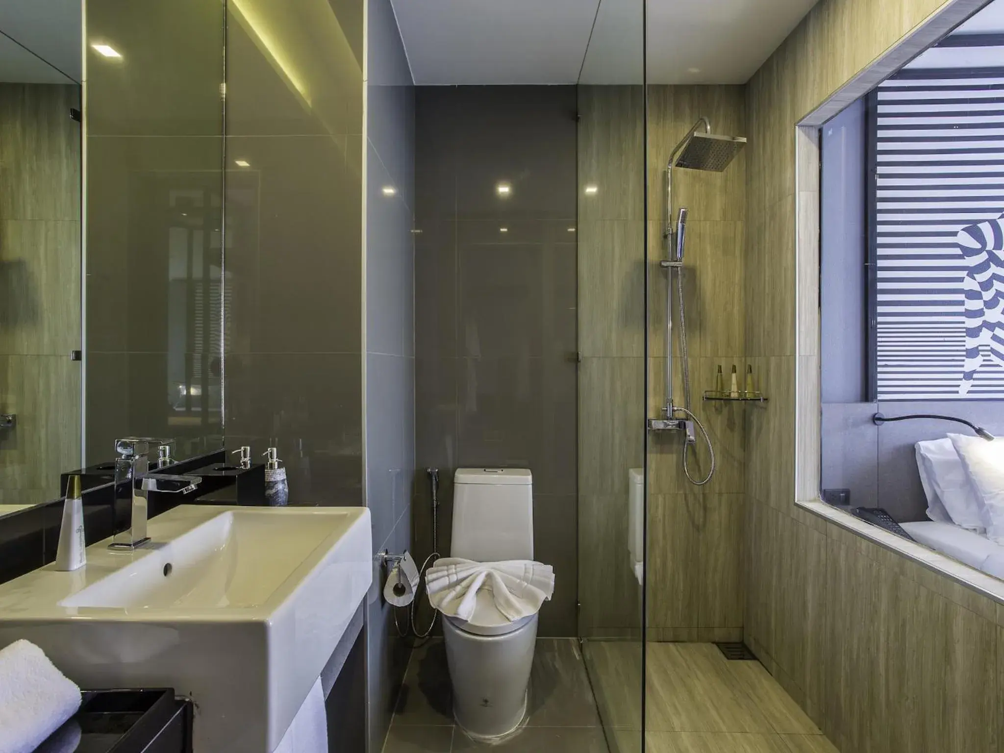 Bathroom in Mazi Design Hotel by Kalima Bathroom in Mazi Design Hotel by Kalima